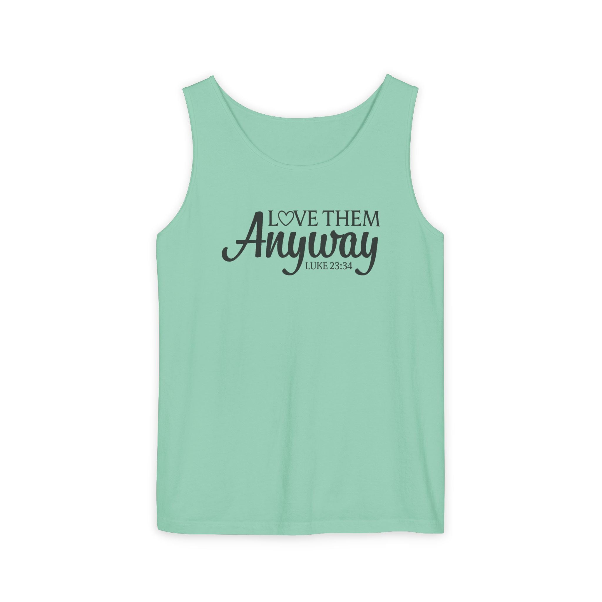 Faith Based Women's Tank Top - Love Them Anyway | Tank Top by atgodanddesigns