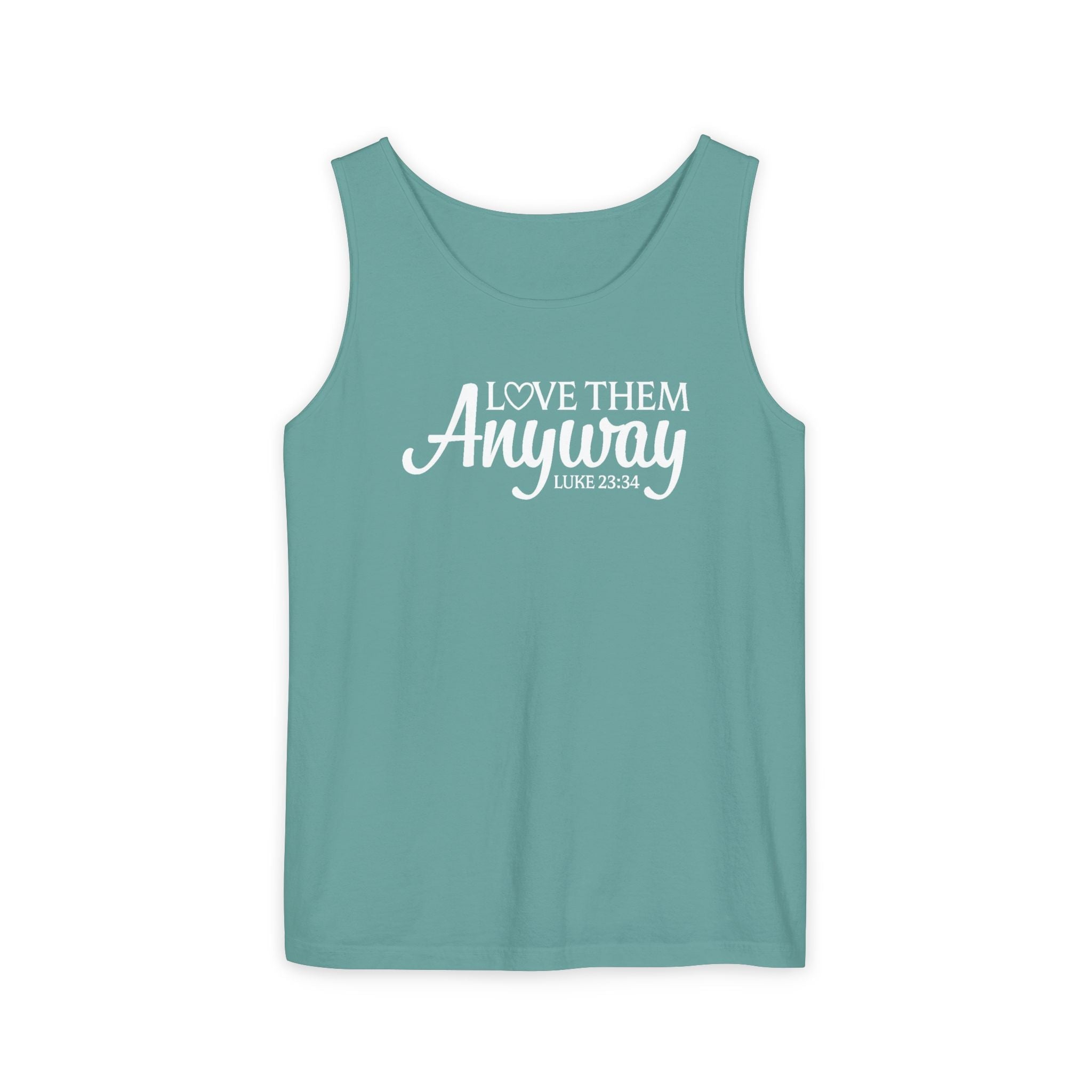 Faith Based Women's Tank Top - Love Them Anyway | Tank Top by atgodanddesigns