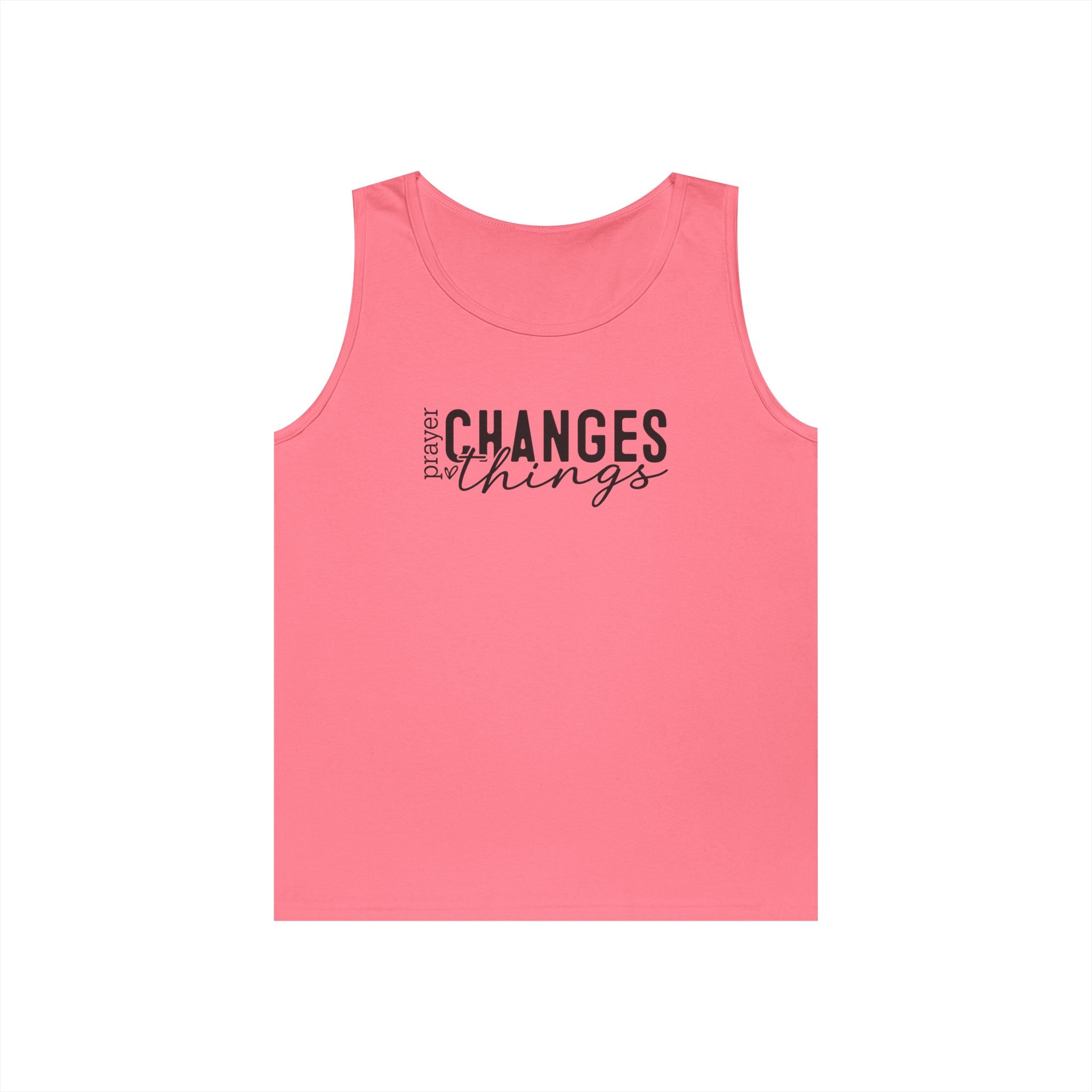 Faith Based Women's Tank Top - Pray Changes Things | Tank Top by atgodanddesigns