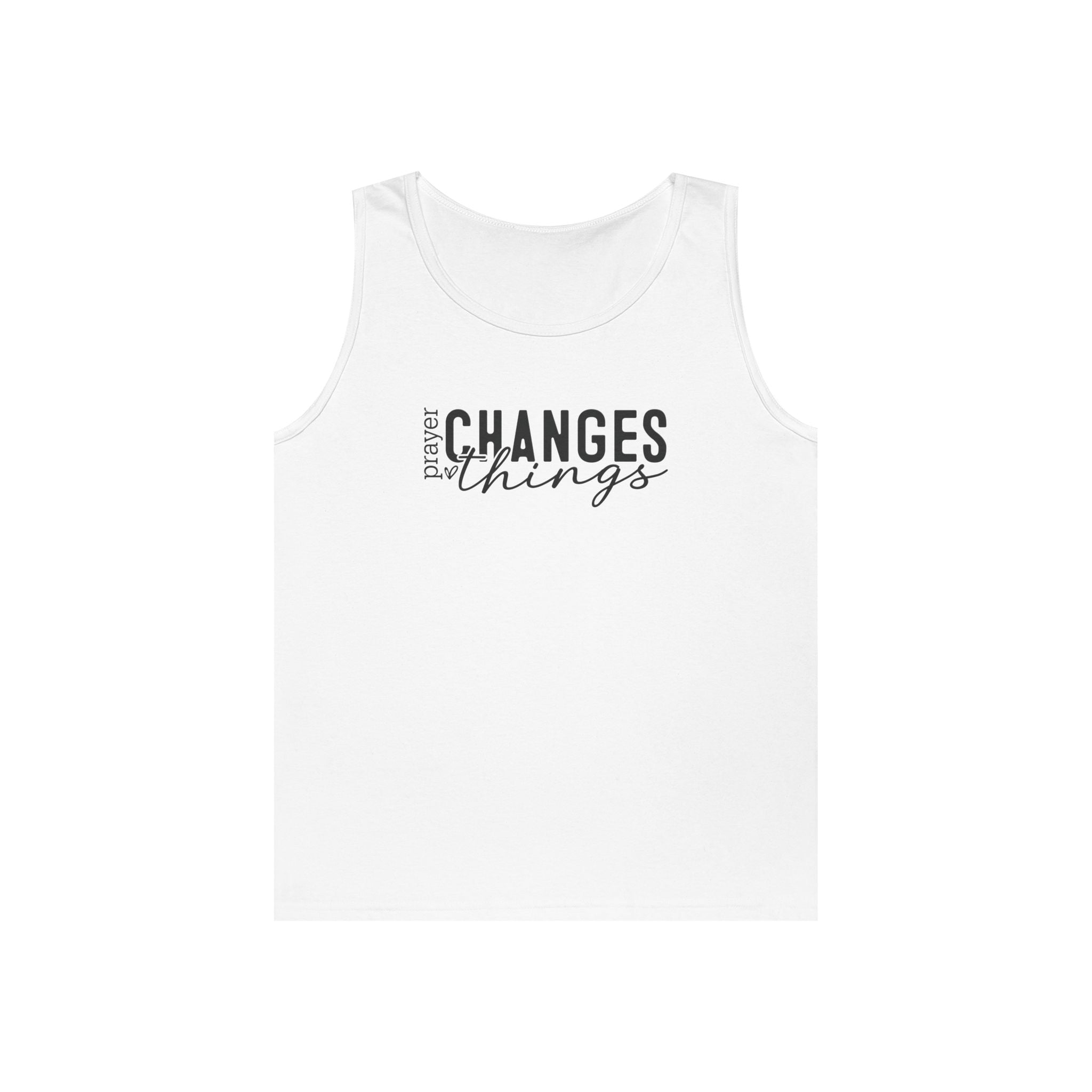 Faith Based Women's Tank Top - Pray Changes Things | Tank Top by atgodanddesigns