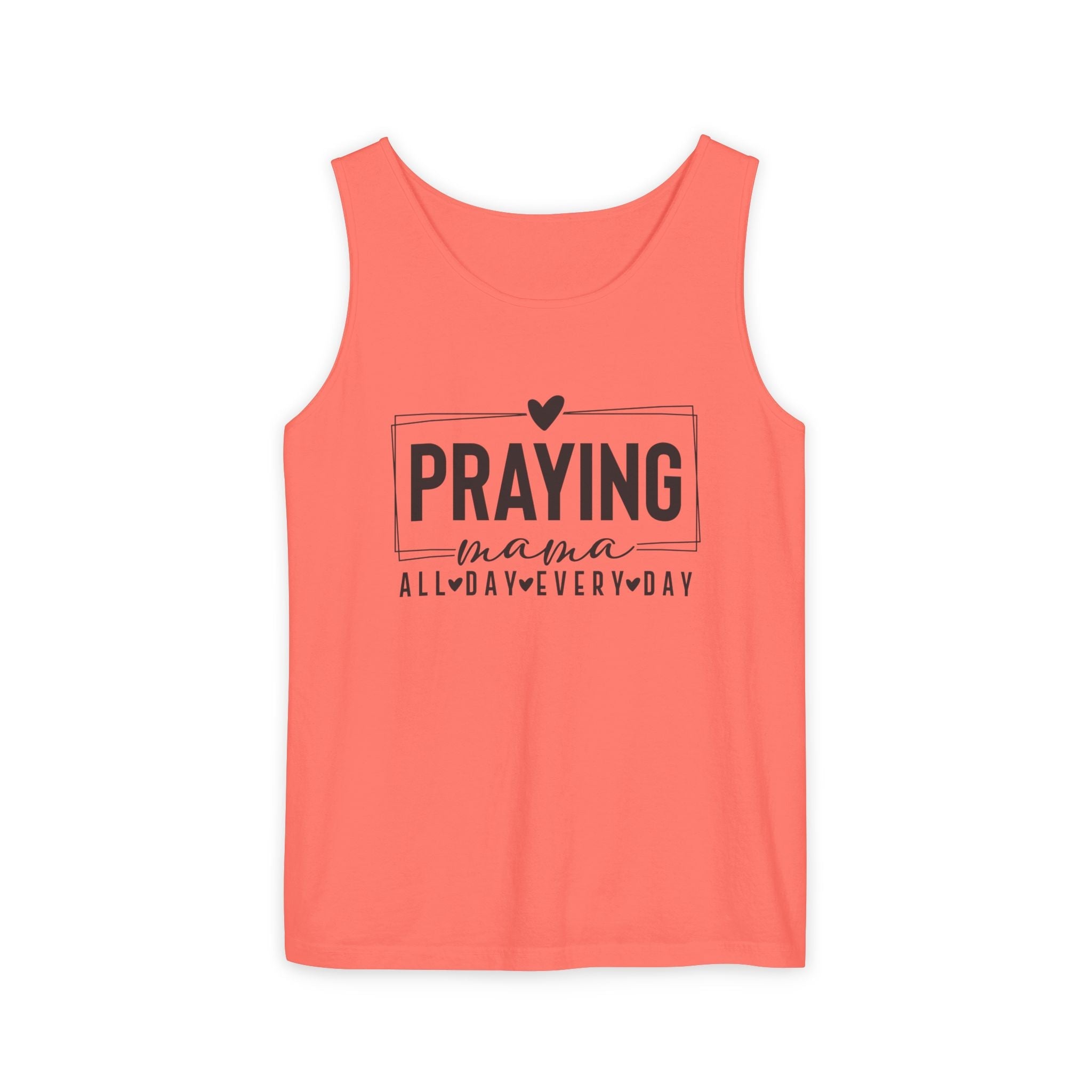 Faith Based Women's Tank Top - Praying Mama All Day Every Day | Tank Top by atgodanddesigns