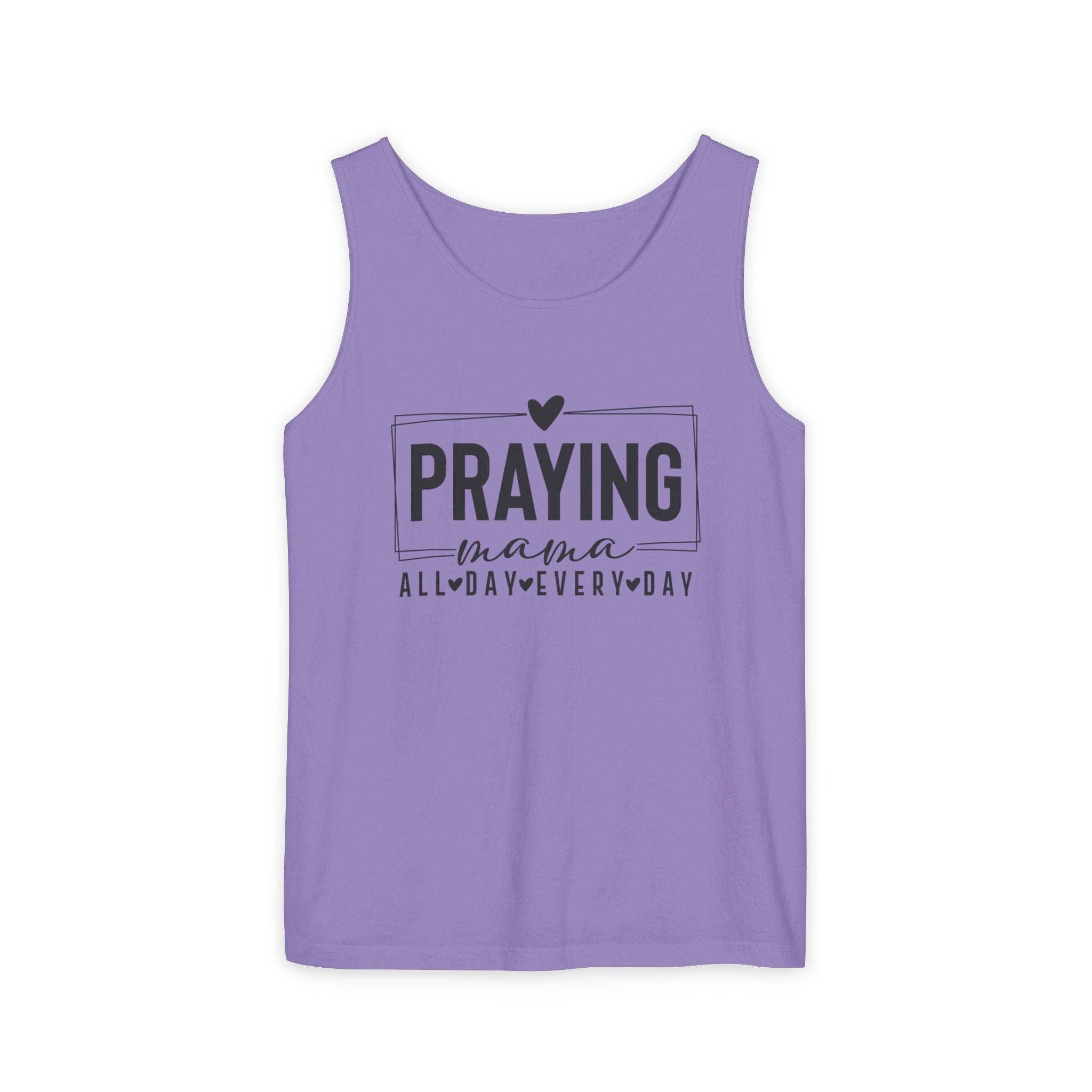 Faith Based Women's Tank Top - Praying Mama All Day Every Day | Tank Top by atgodanddesigns