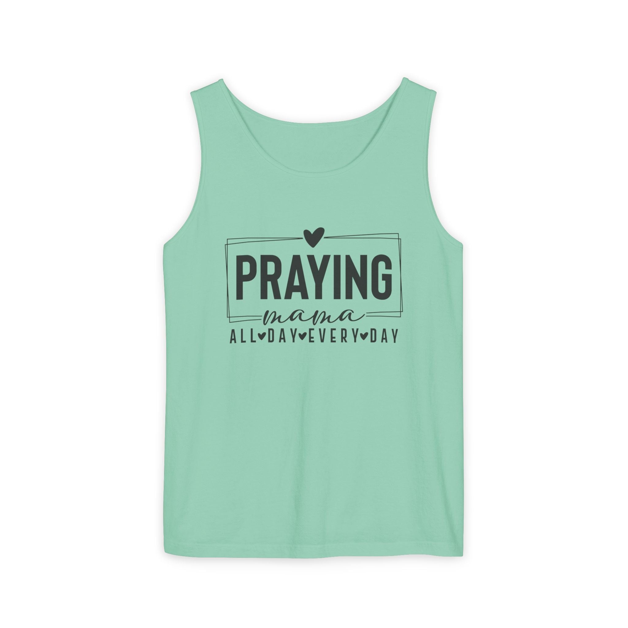 Faith Based Women's Tank Top - Praying Mama All Day Every Day | Tank Top by atgodanddesigns