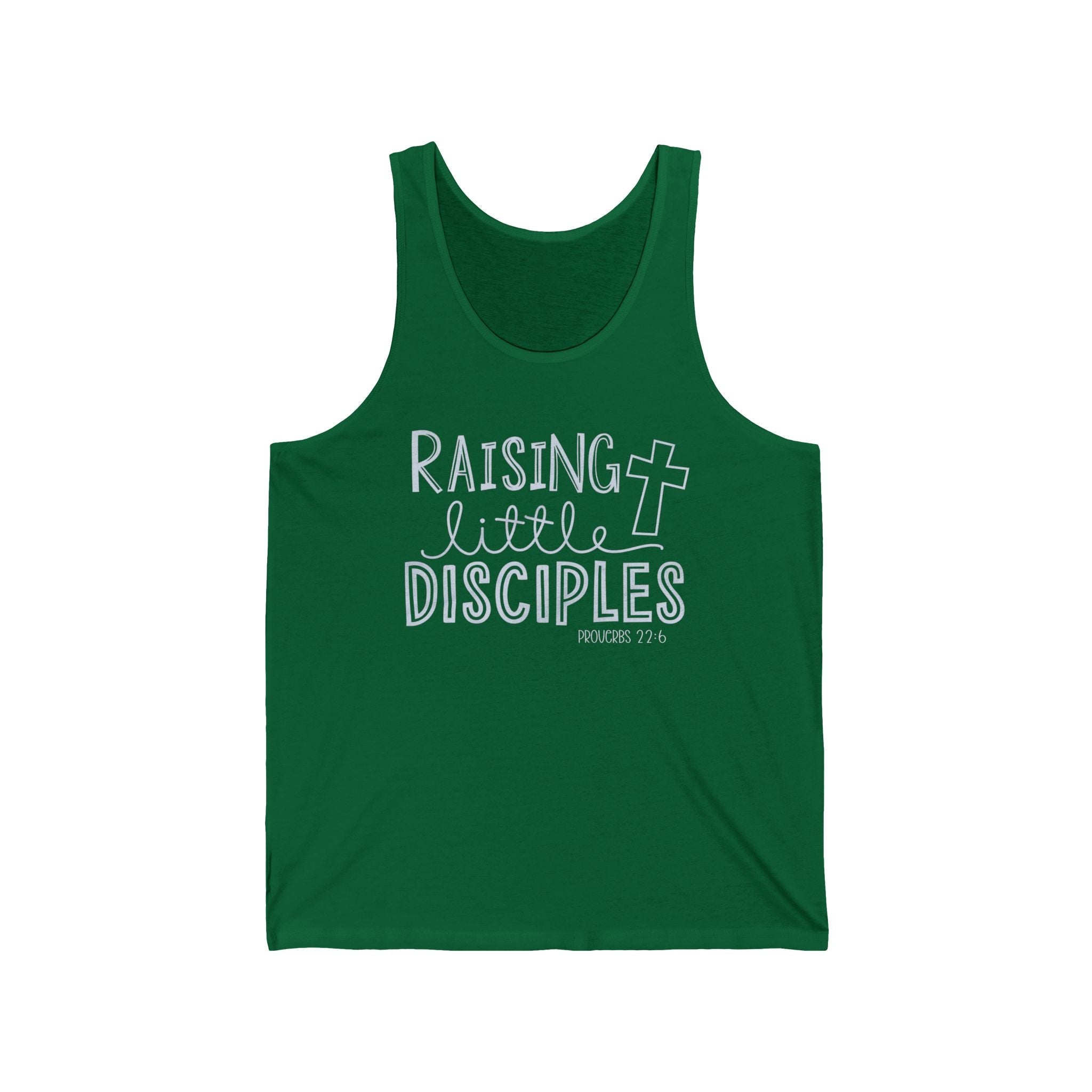 Faith Based Women's Tank Top - Raising Little Disciples | Tank Top by atgodanddesigns