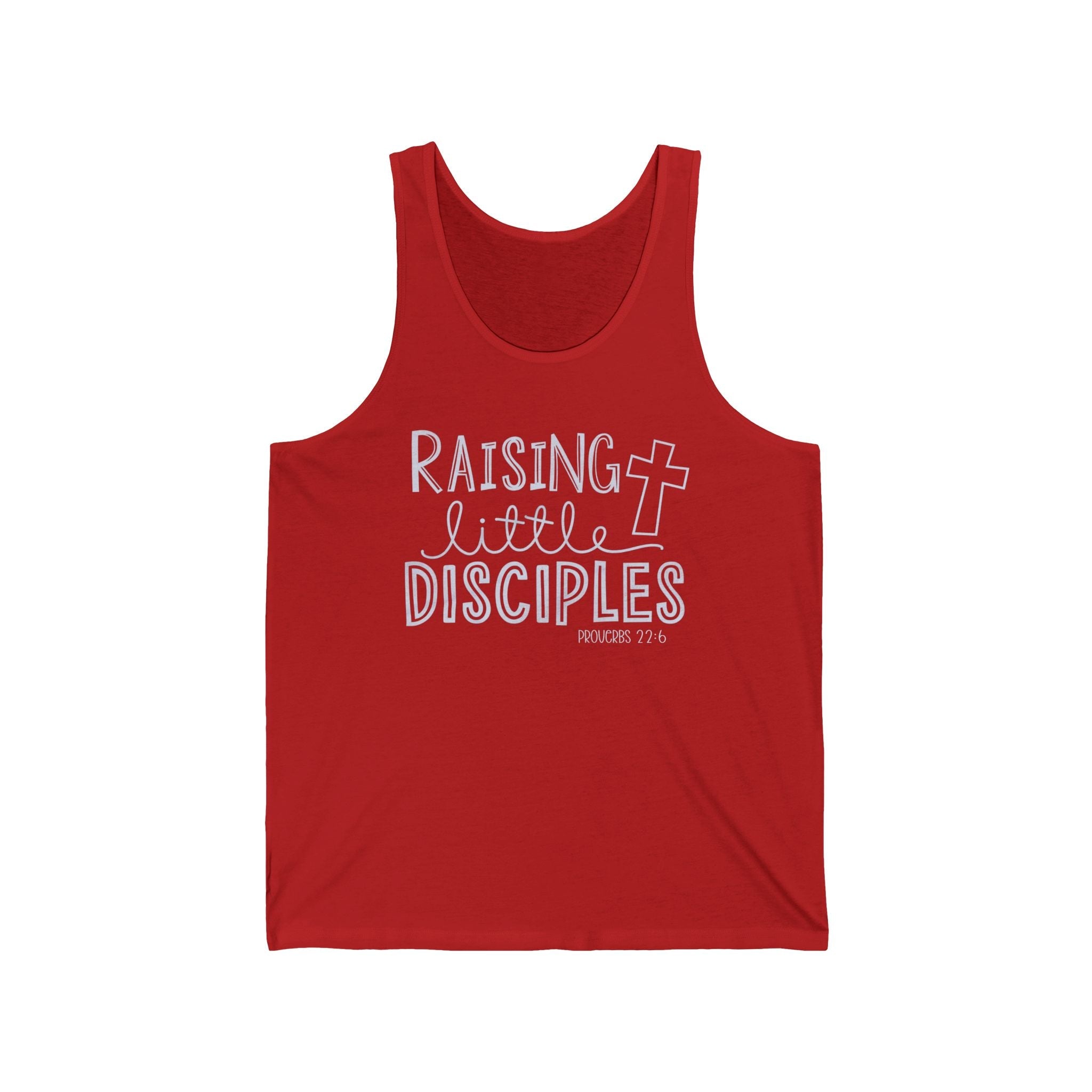 Faith Based Women's Tank Top - Raising Little Disciples | Tank Top by atgodanddesigns
