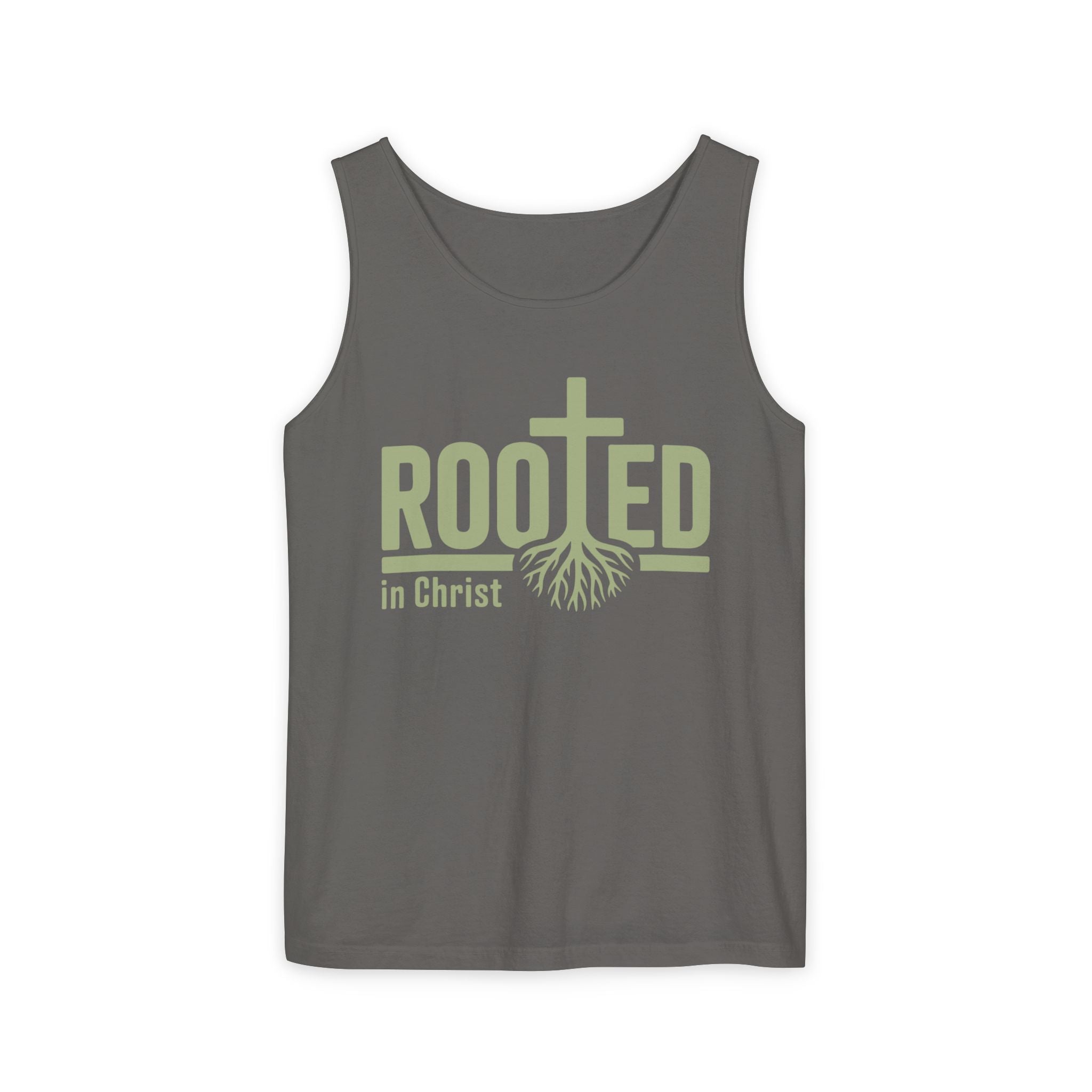 Faith Based Women's Tank Top - "Rooted in Christ" | Tank Top by atgodanddesigns