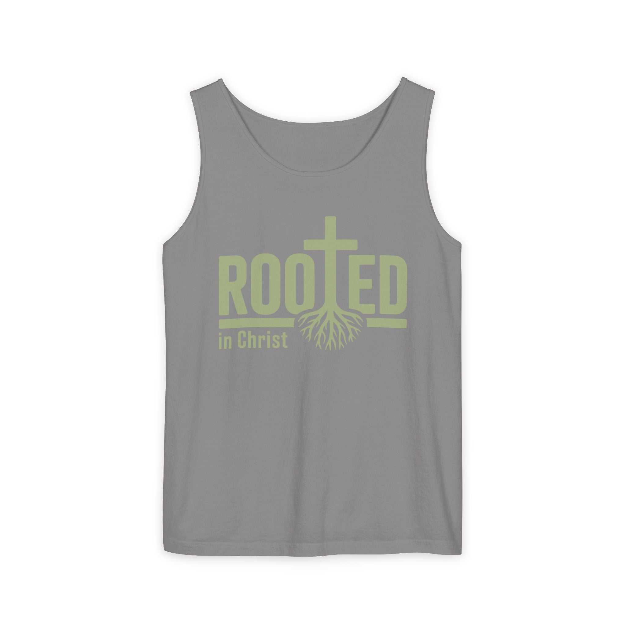 Faith Based Women's Tank Top - "Rooted in Christ" | Tank Top by atgodanddesigns