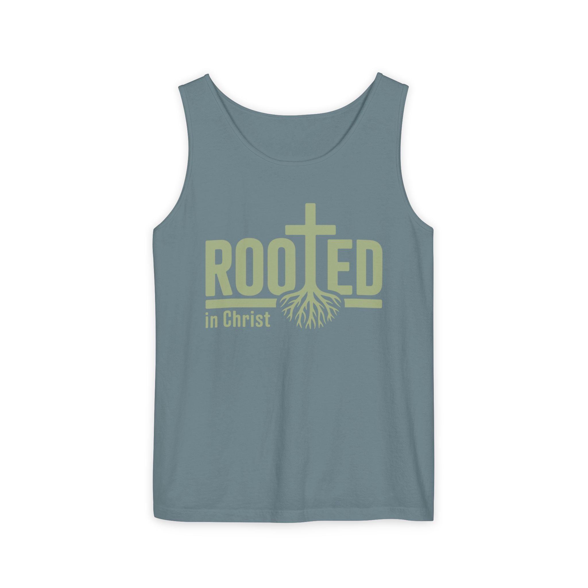 Faith Based Women's Tank Top - "Rooted in Christ" | Tank Top by atgodanddesigns