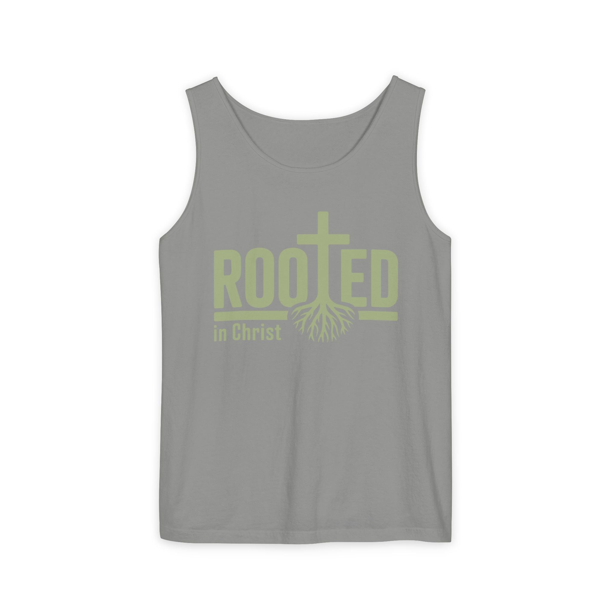 Faith Based Women's Tank Top - "Rooted in Christ" | Tank Top by atgodanddesigns