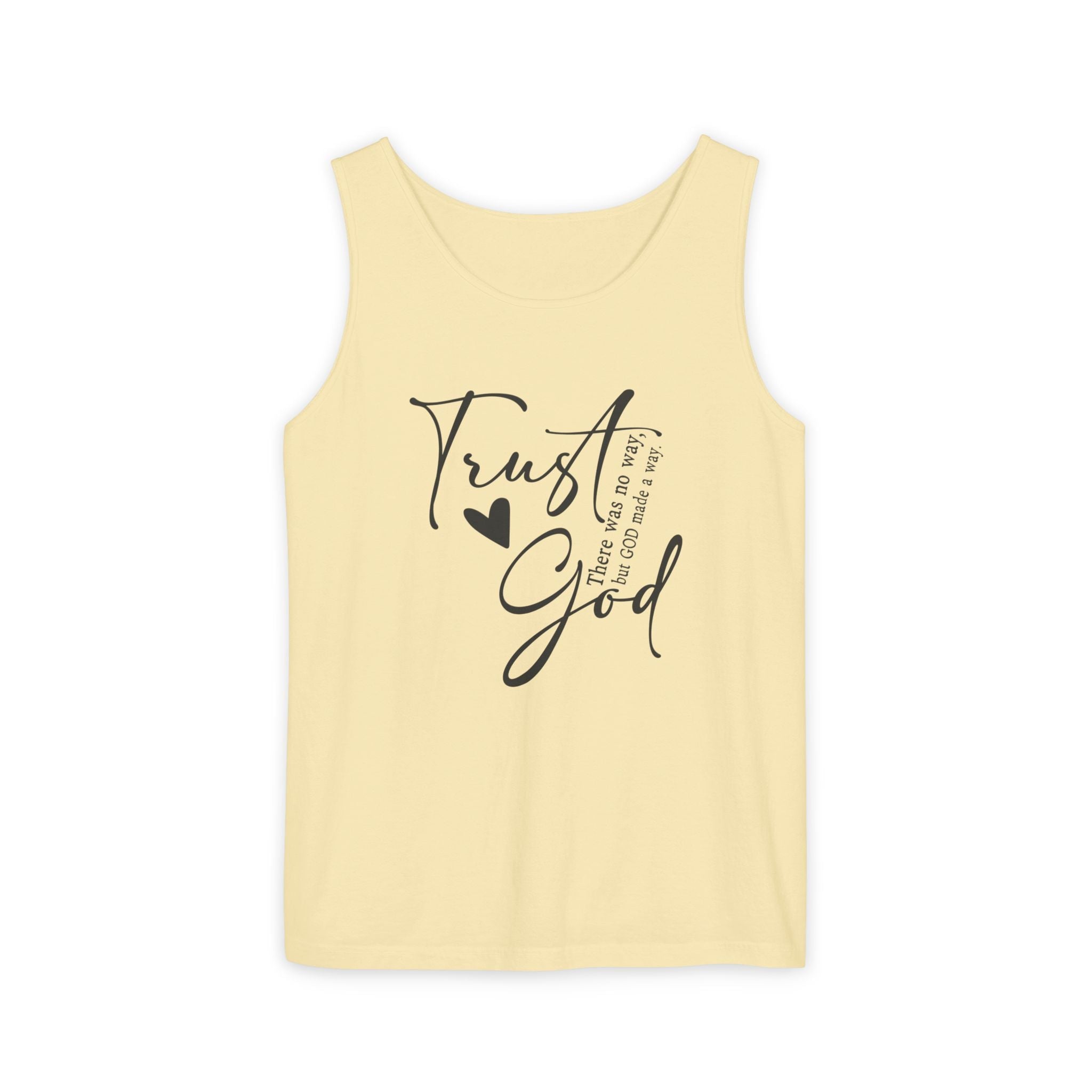 Faith Based Women's Tank Top - Trust God | Tank Top by atgodanddesigns
