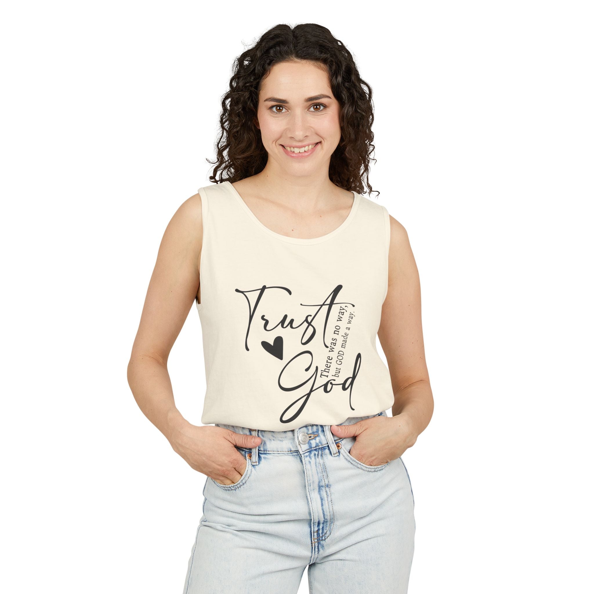 Faith Based Women's Tank Top - Trust God | Tank Top by atgodanddesigns