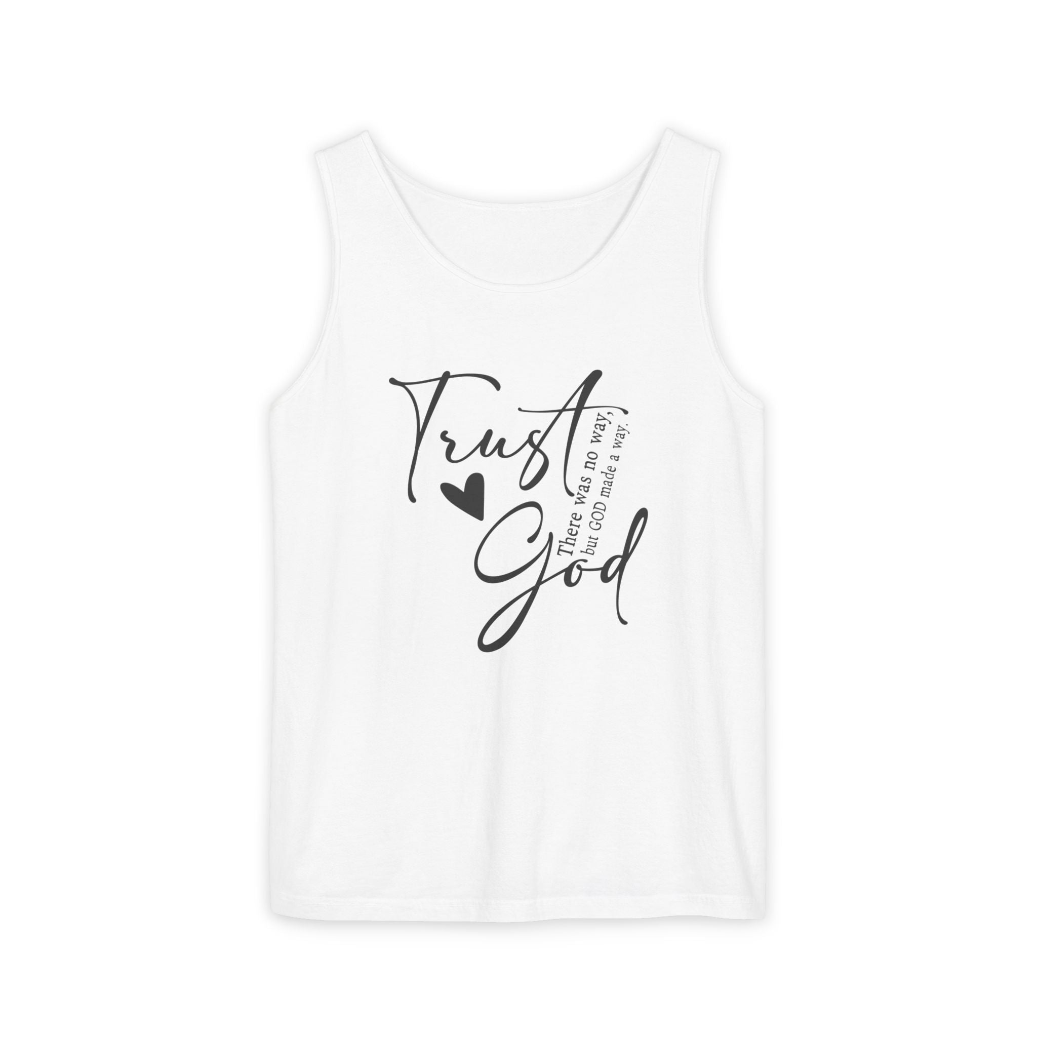Faith Based Women's Tank Top - Trust God | Tank Top by atgodanddesigns