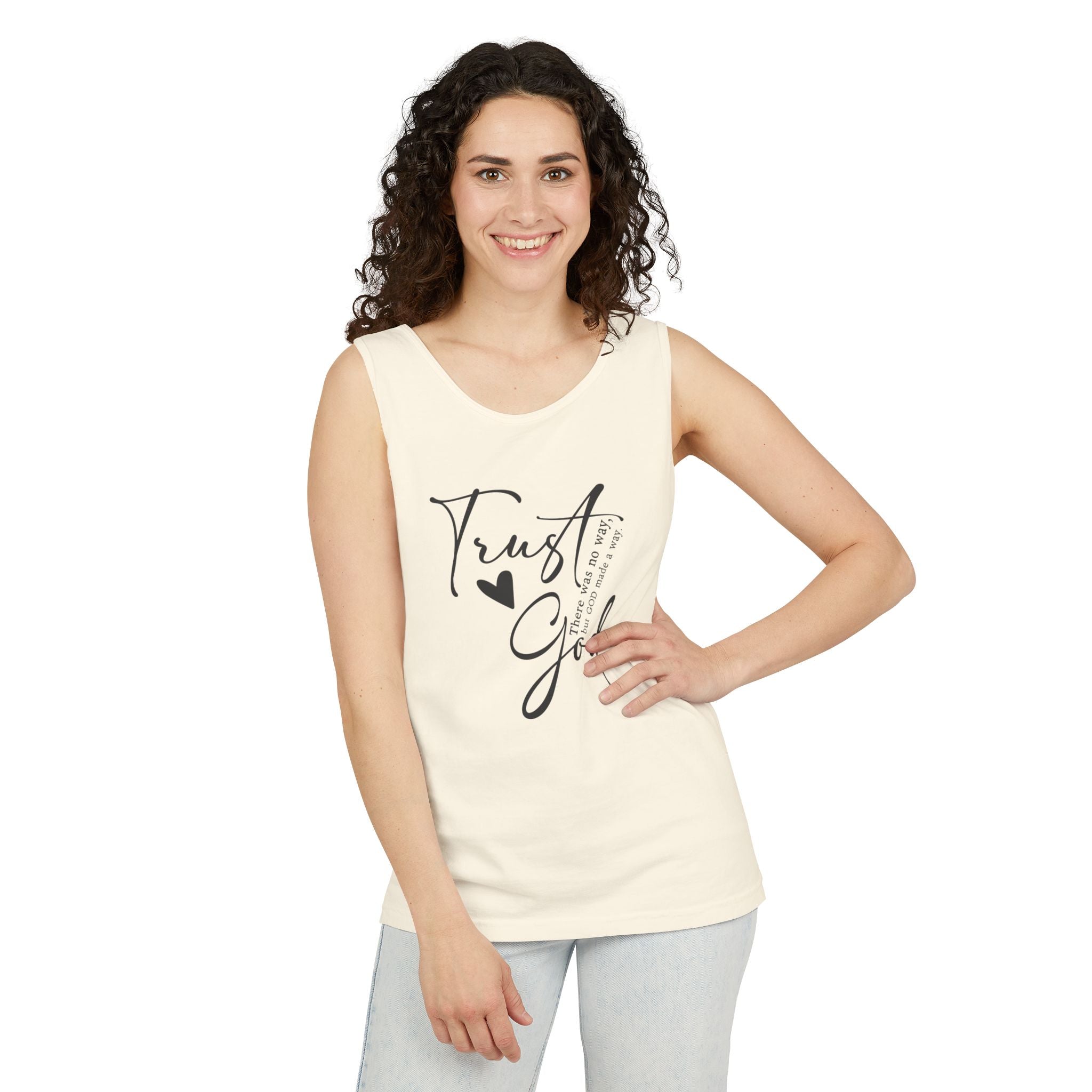 Faith Based Women's Tank Top - Trust God | Tank Top by atgodanddesigns