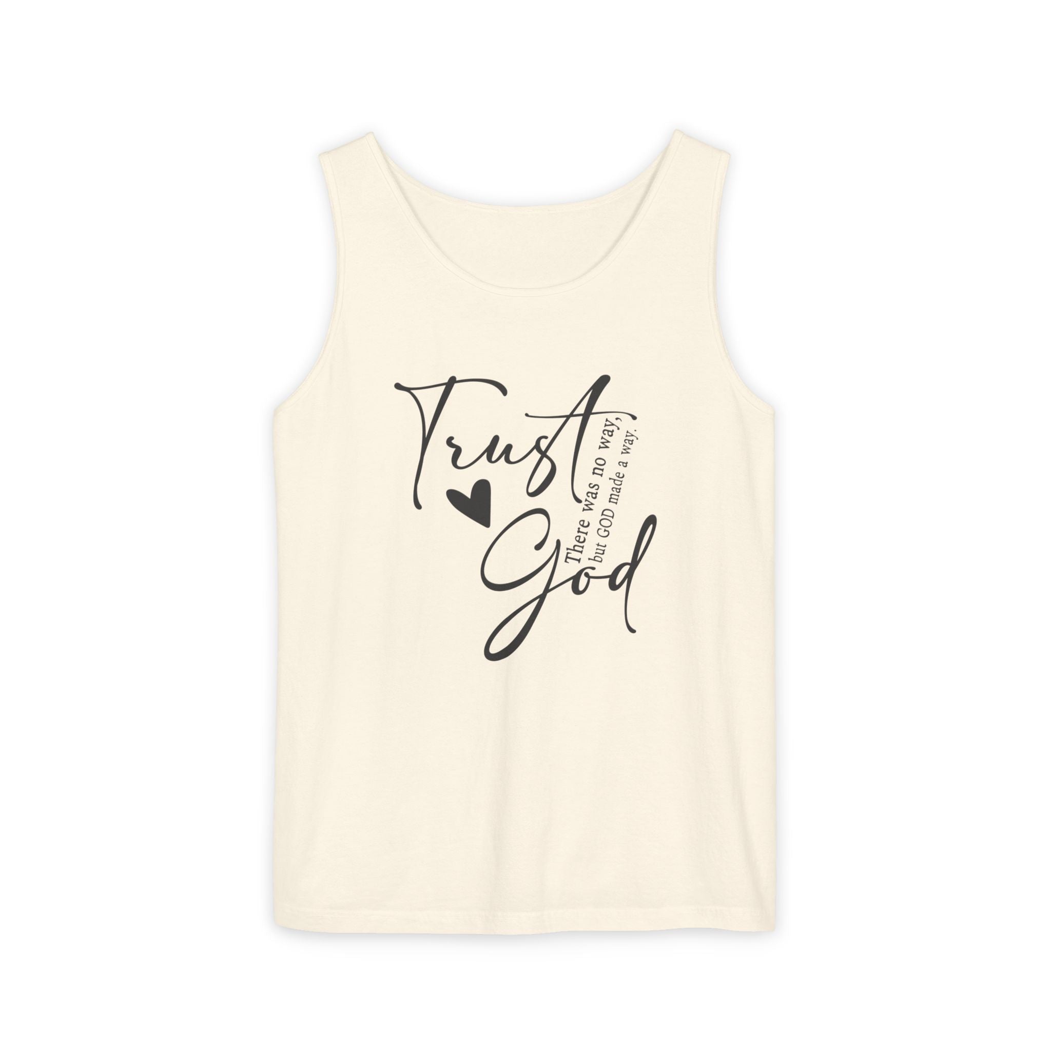 Faith Based Women's Tank Top - Trust God | Tank Top by atgodanddesigns