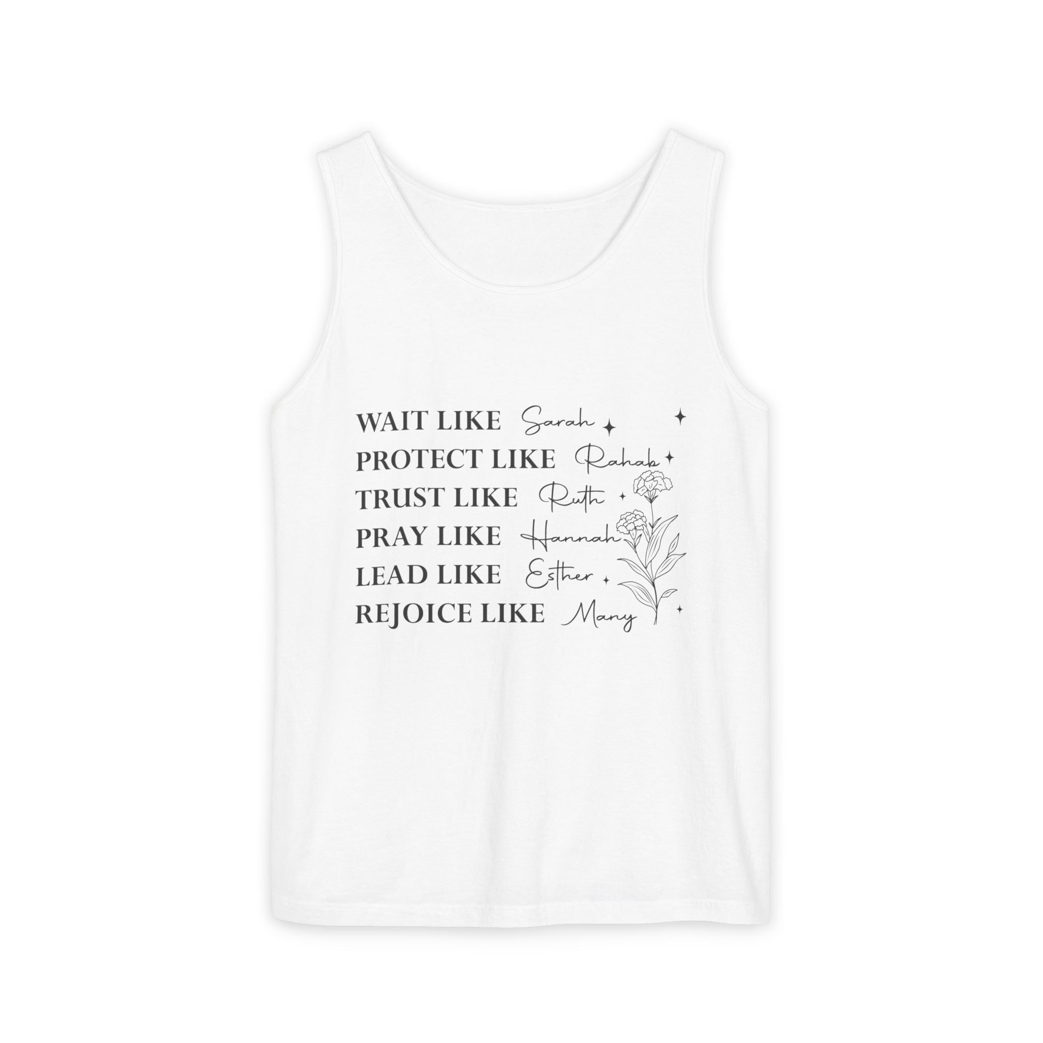 Faith Based Women's Tank Top - Women Of The Bible | Tank Top by atgodanddesigns