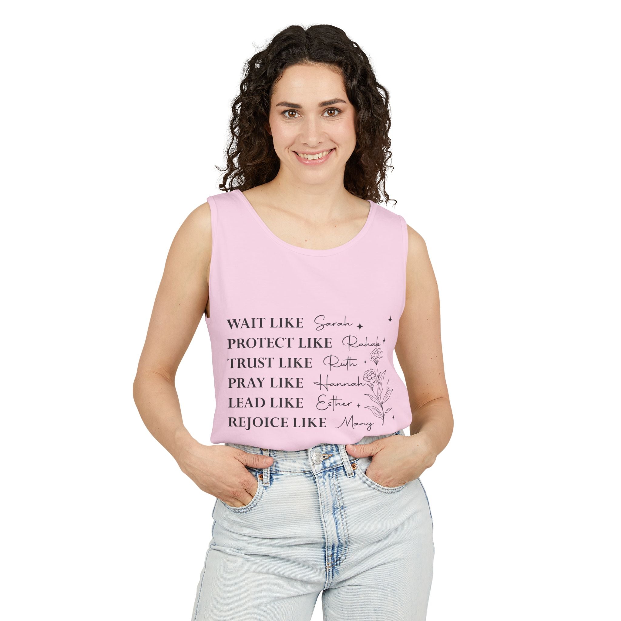 Faith Based Women's Tank Top - Women Of The Bible | Tank Top by atgodanddesigns