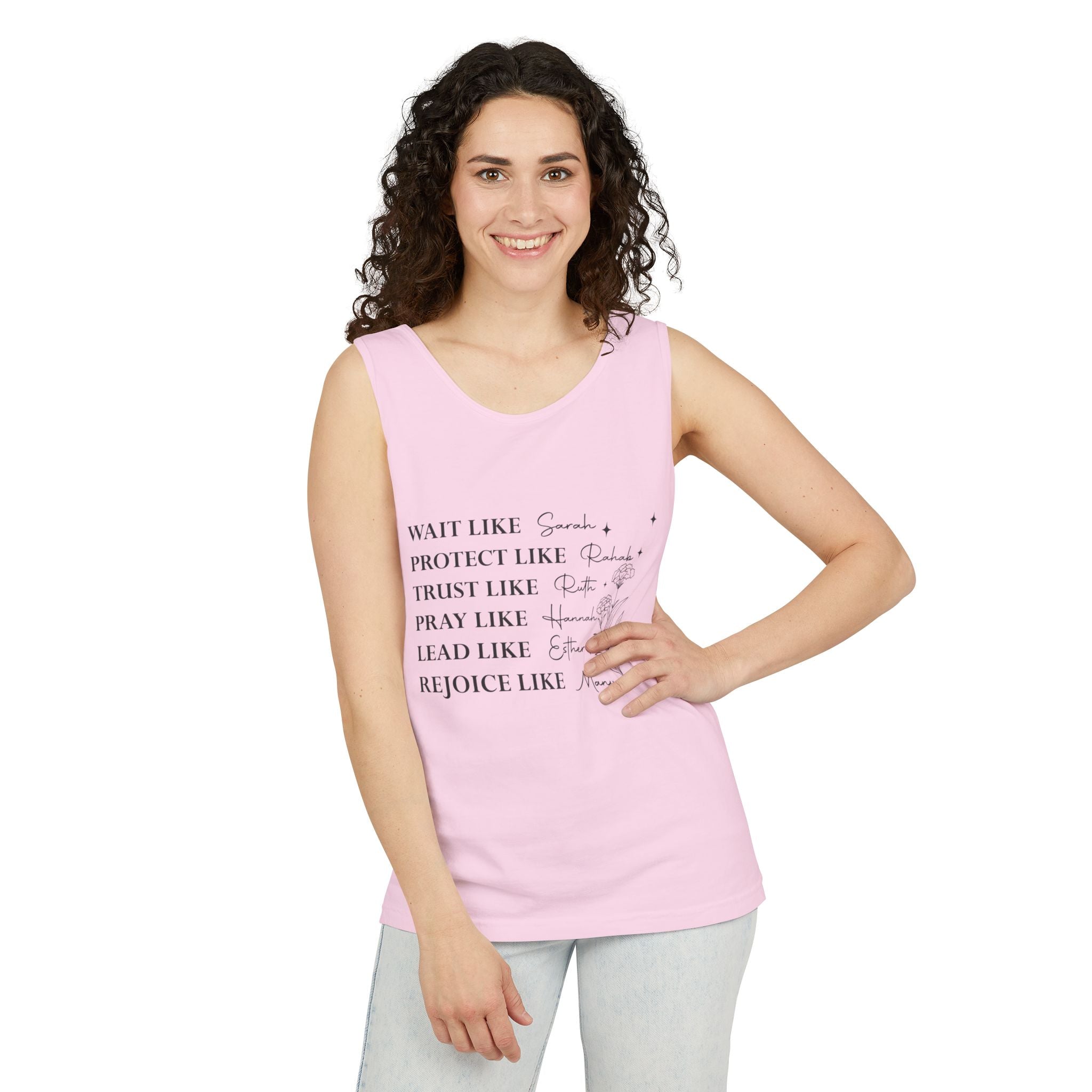 Faith Based Women's Tank Top - Women Of The Bible | Tank Top by atgodanddesigns