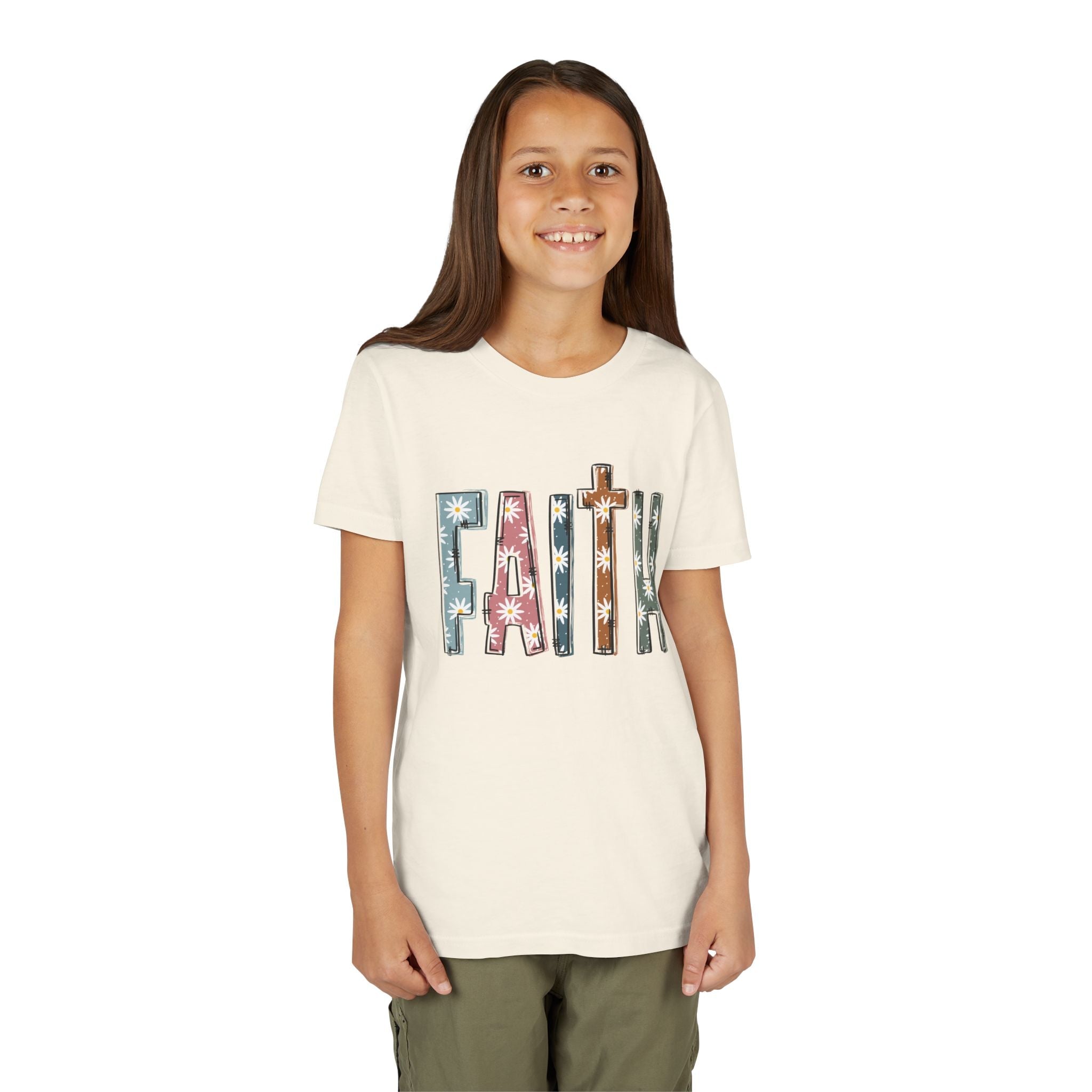 Faith Based Youth Bella+Canvas T-Shirt - Faith | Kids clothes by atgodanddesigns