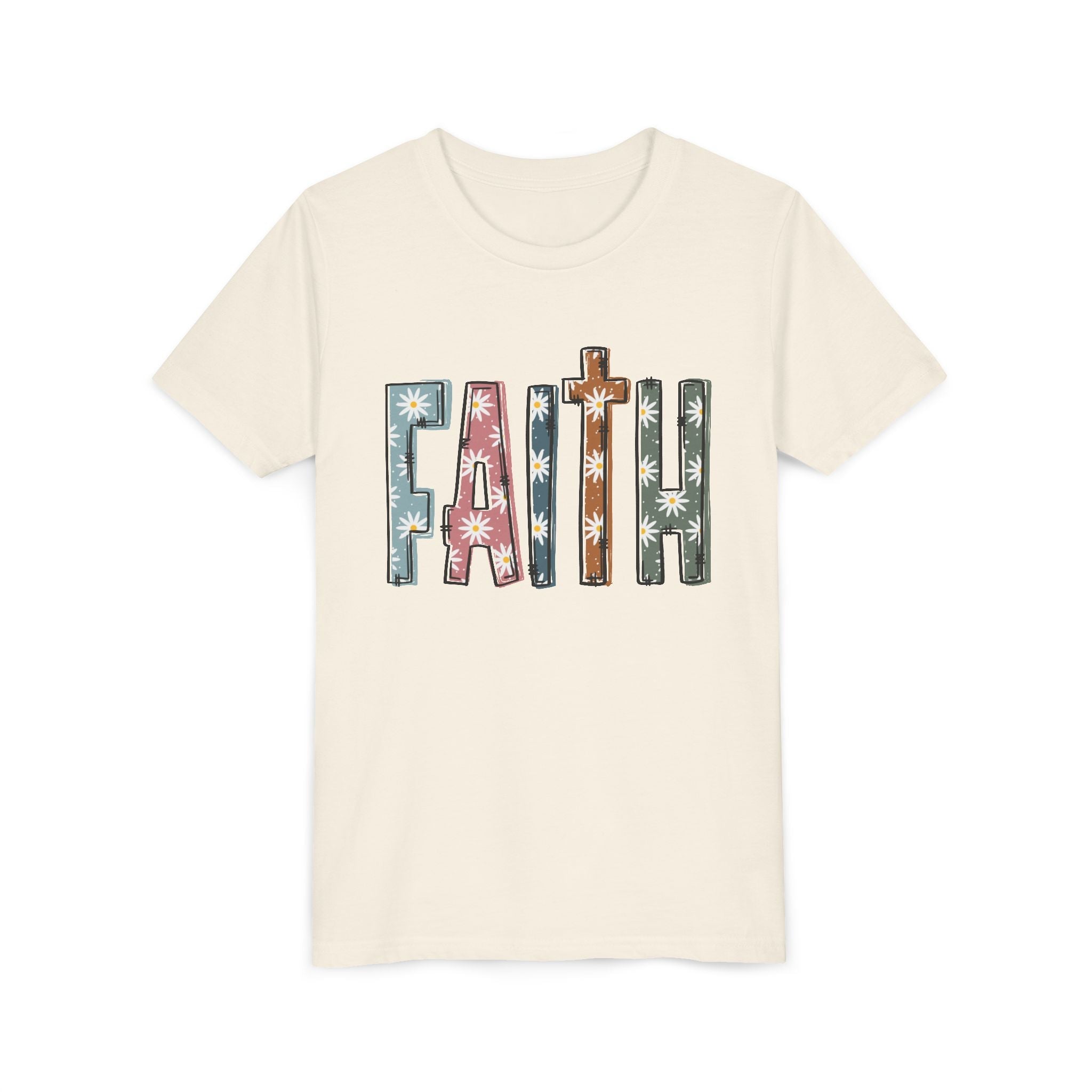 Faith Based Youth Bella+Canvas T-Shirt - Faith | Kids clothes by atgodanddesigns