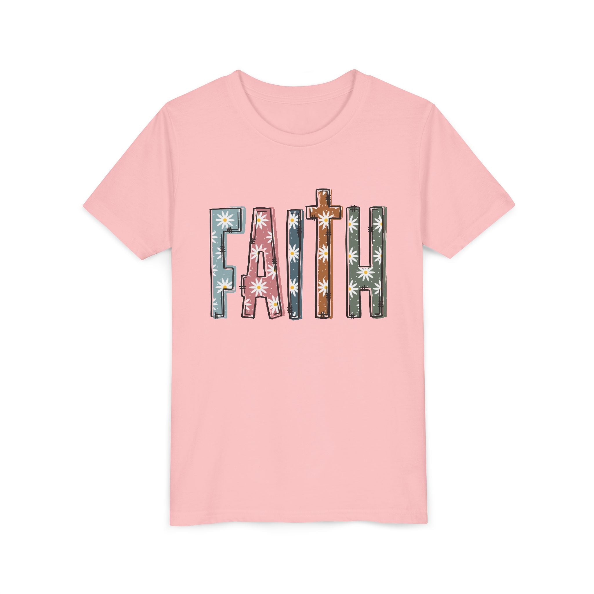 Faith Based Youth Bella+Canvas T-Shirt - Faith | Kids clothes by atgodanddesigns