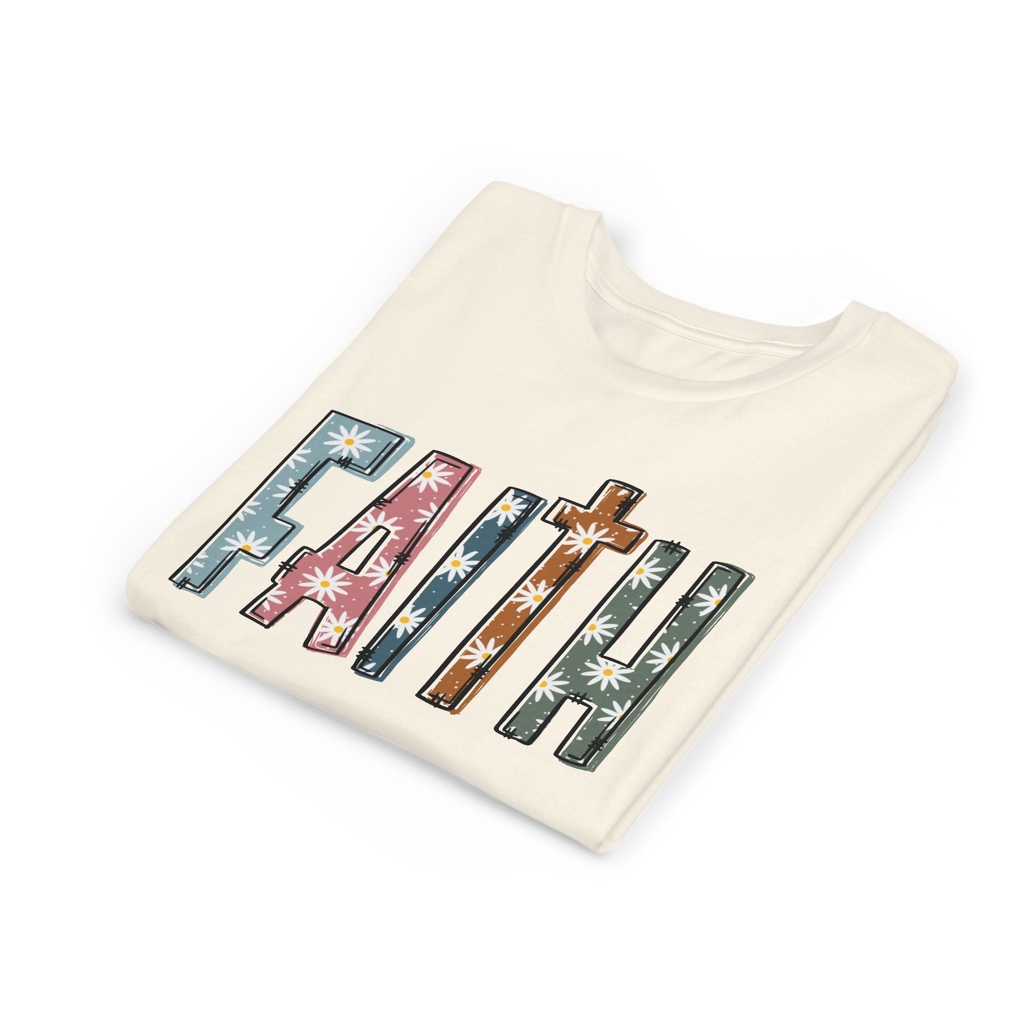 Faith Based Youth Bella+Canvas T-Shirt - Faith | Kids clothes by atgodanddesigns