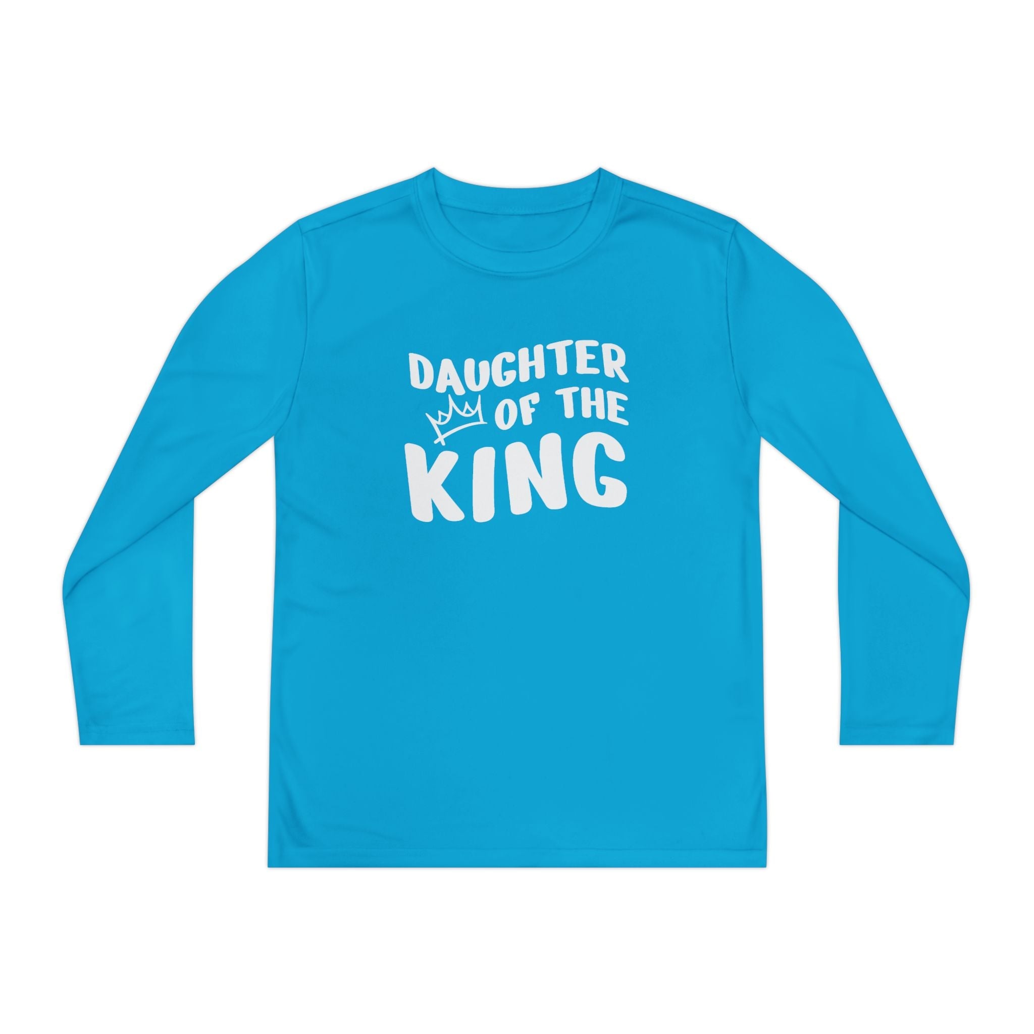 Faith Based Youth Girls Long Sleeve T-Shirt - Daughter Of The King | Kids clothes by atgodanddesigns