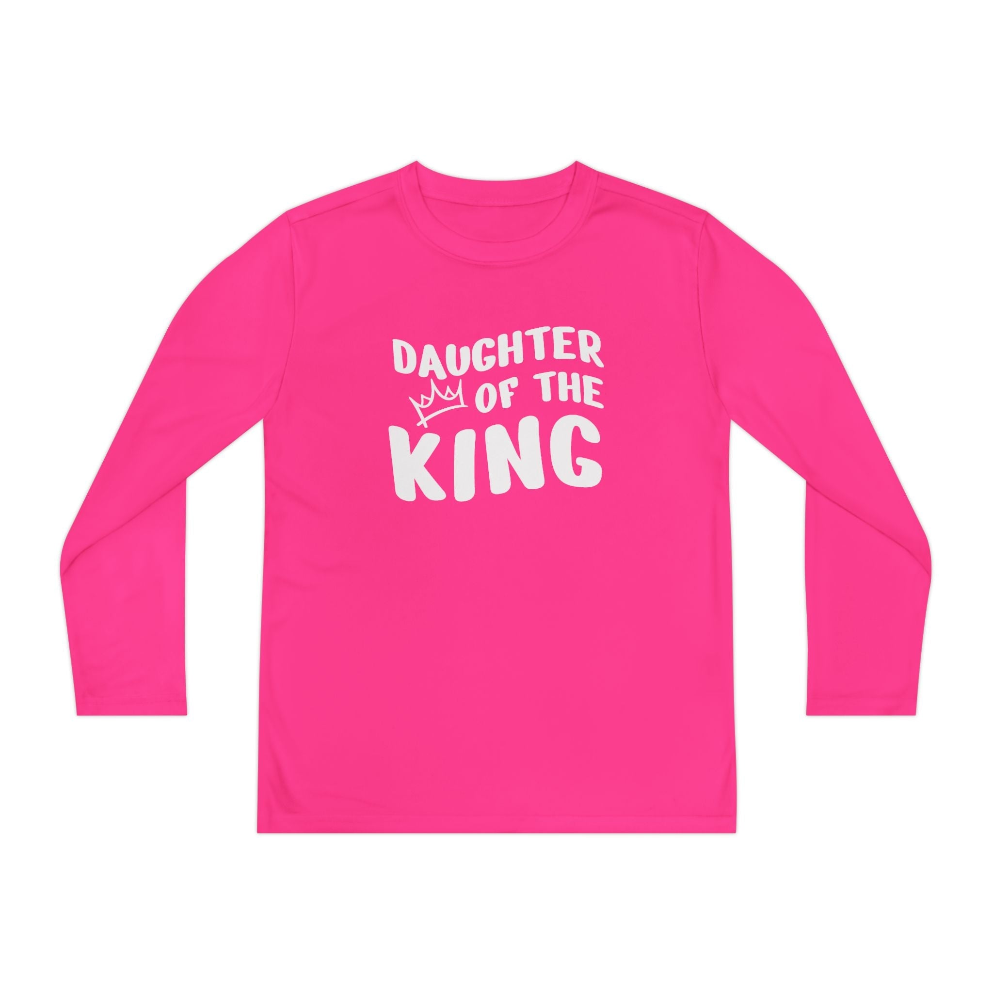 Faith Based Youth Girls Long Sleeve T-Shirt - Daughter Of The King | Kids clothes by atgodanddesigns