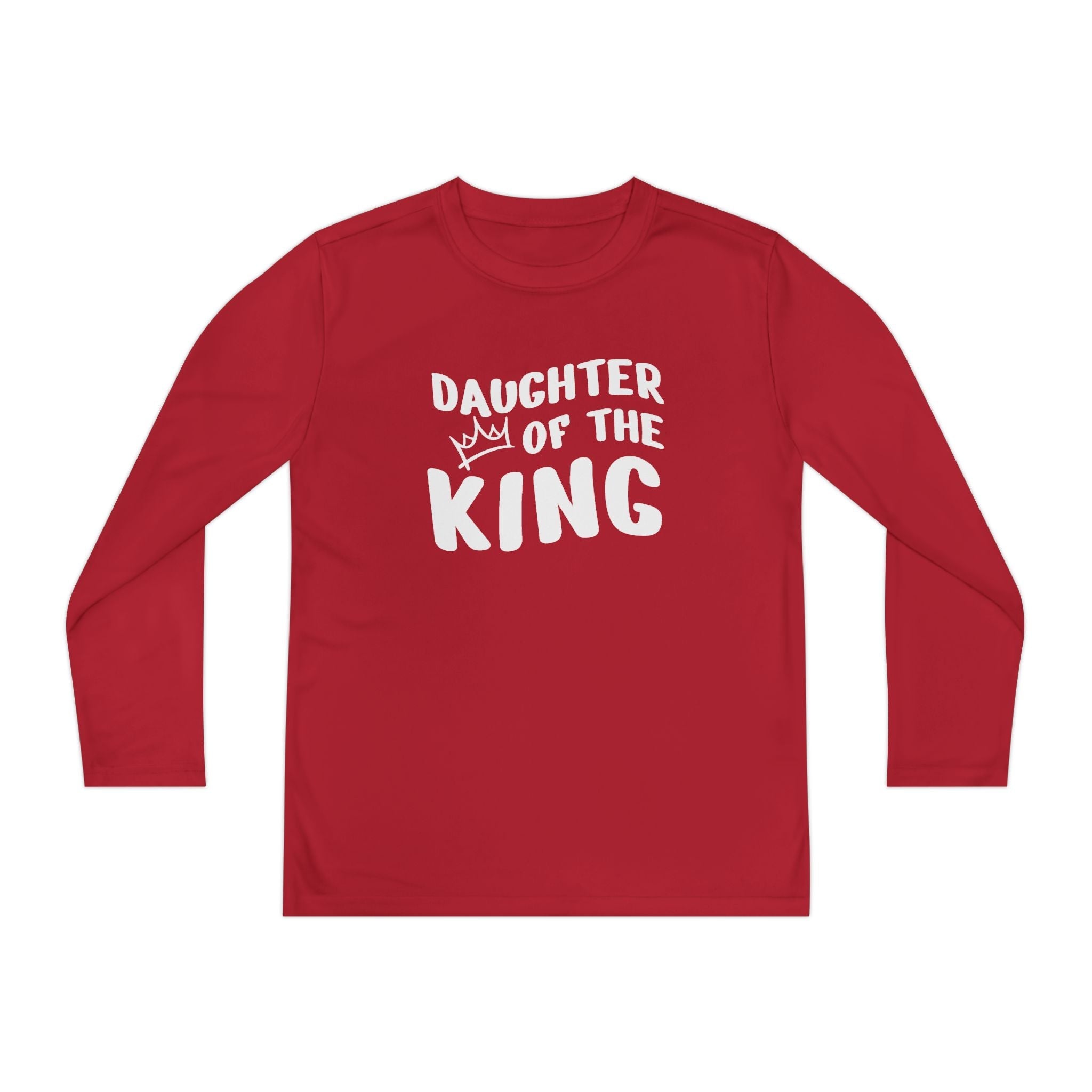 Faith Based Youth Girls Long Sleeve T-Shirt - Daughter Of The King | Kids clothes by atgodanddesigns
