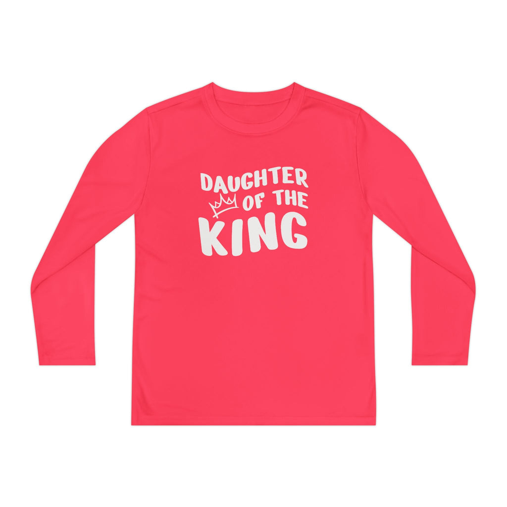 Faith Based Youth Girls Long Sleeve T-Shirt - Daughter Of The King | Kids clothes by atgodanddesigns