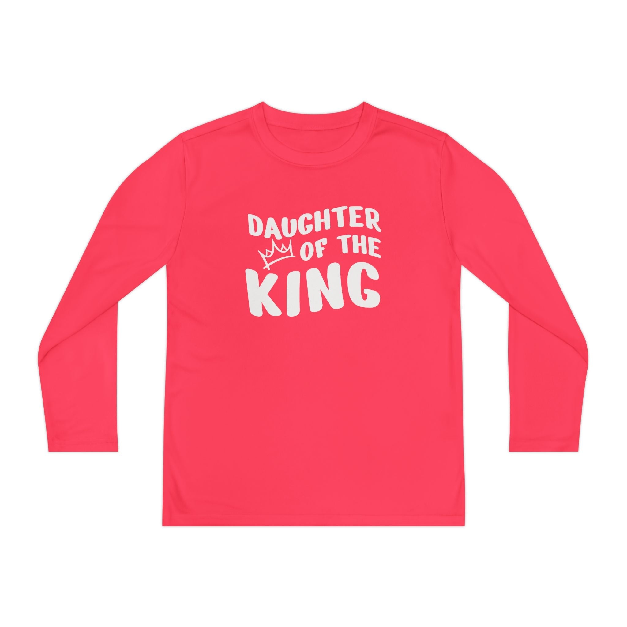 Faith Based Youth Girls Long Sleeve T-Shirt - Daughter Of The King | Kids clothes by atgodanddesigns
