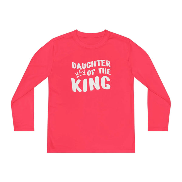 Faith Based Youth Girls Long Sleeve T-Shirt - Daughter Of The King | Kids clothes by atgodanddesigns