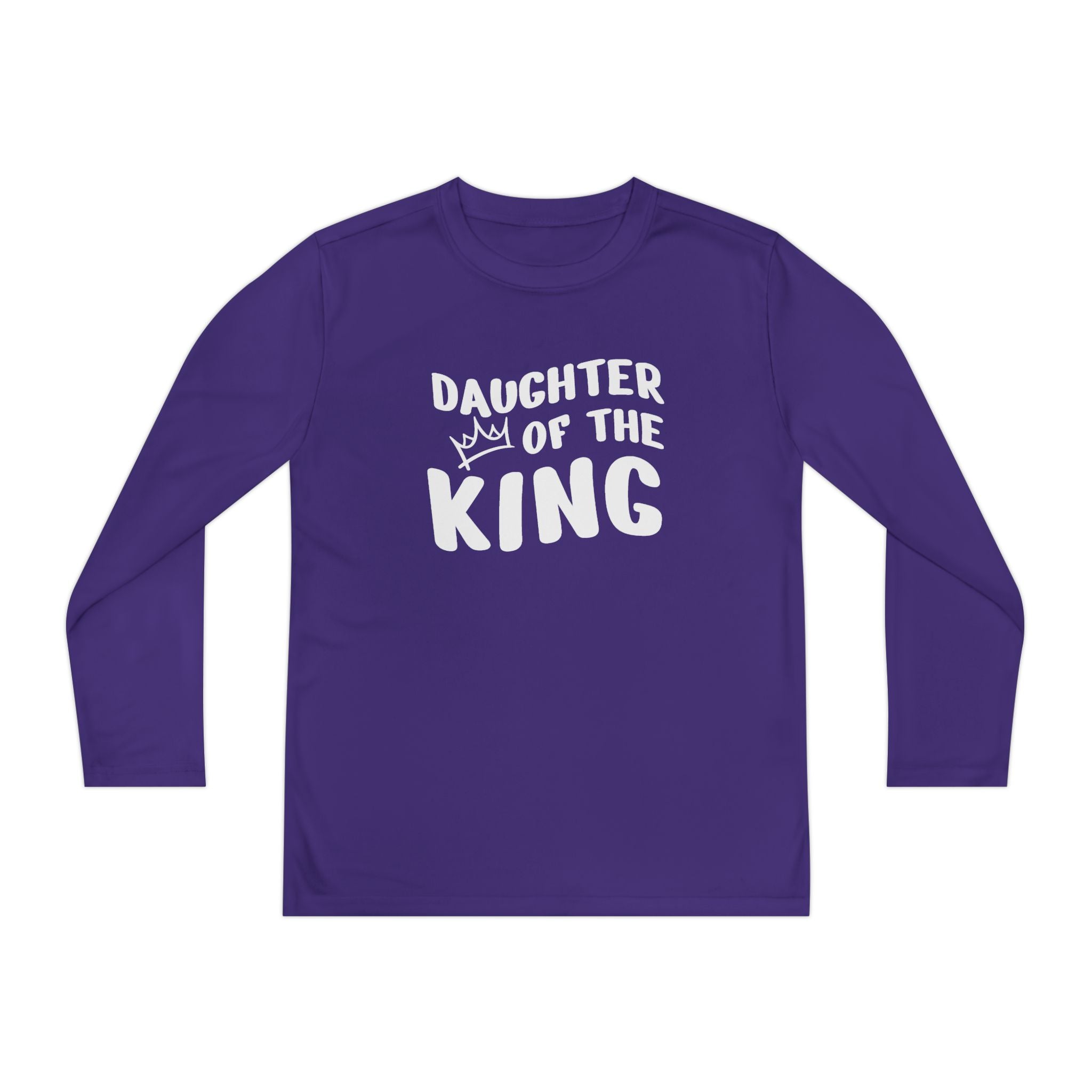 Faith Based Youth Girls Long Sleeve T-Shirt - Daughter Of The King | Kids clothes by atgodanddesigns
