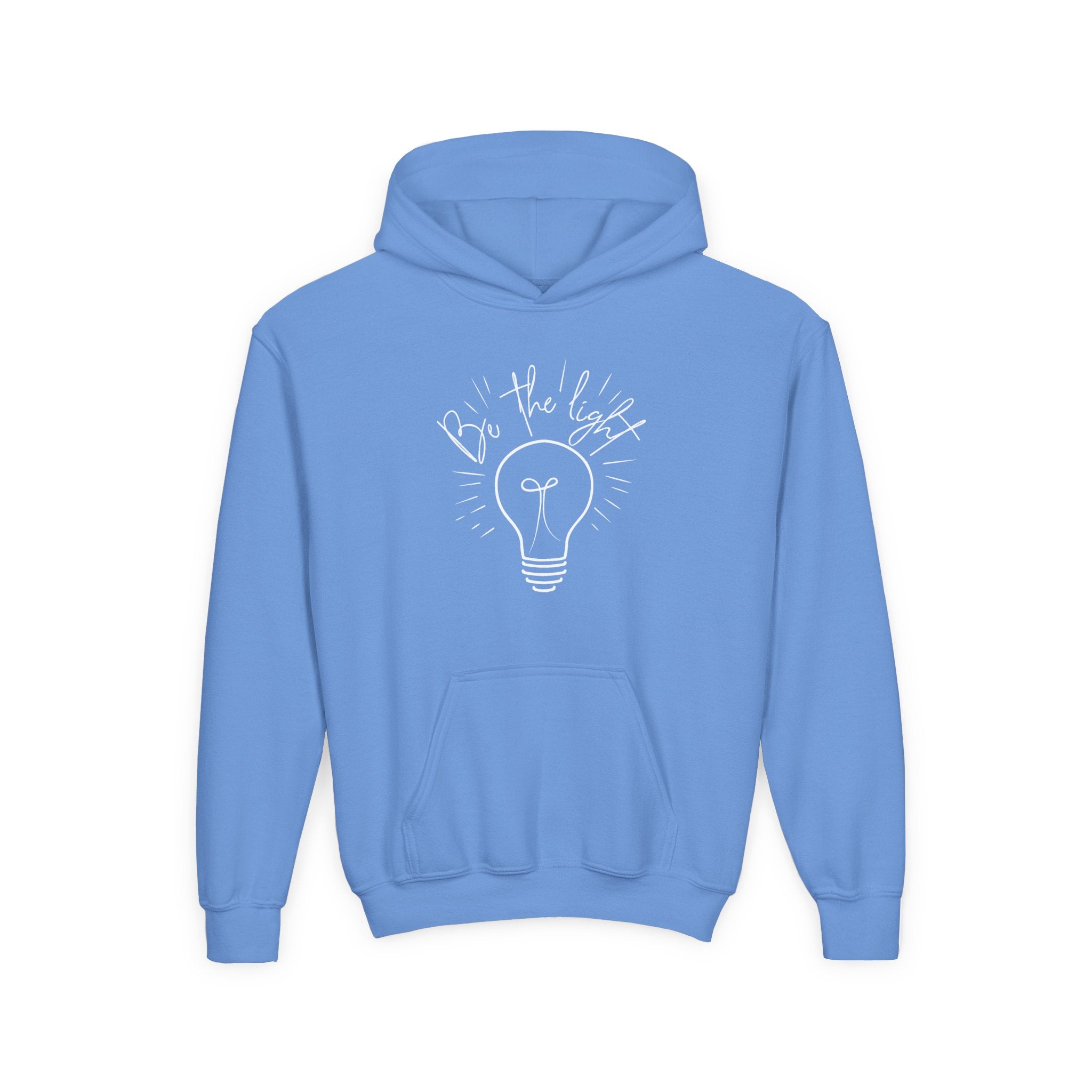Faith Based Youth Hoodie - Be The Light | Kids clothes by atgodanddesigns