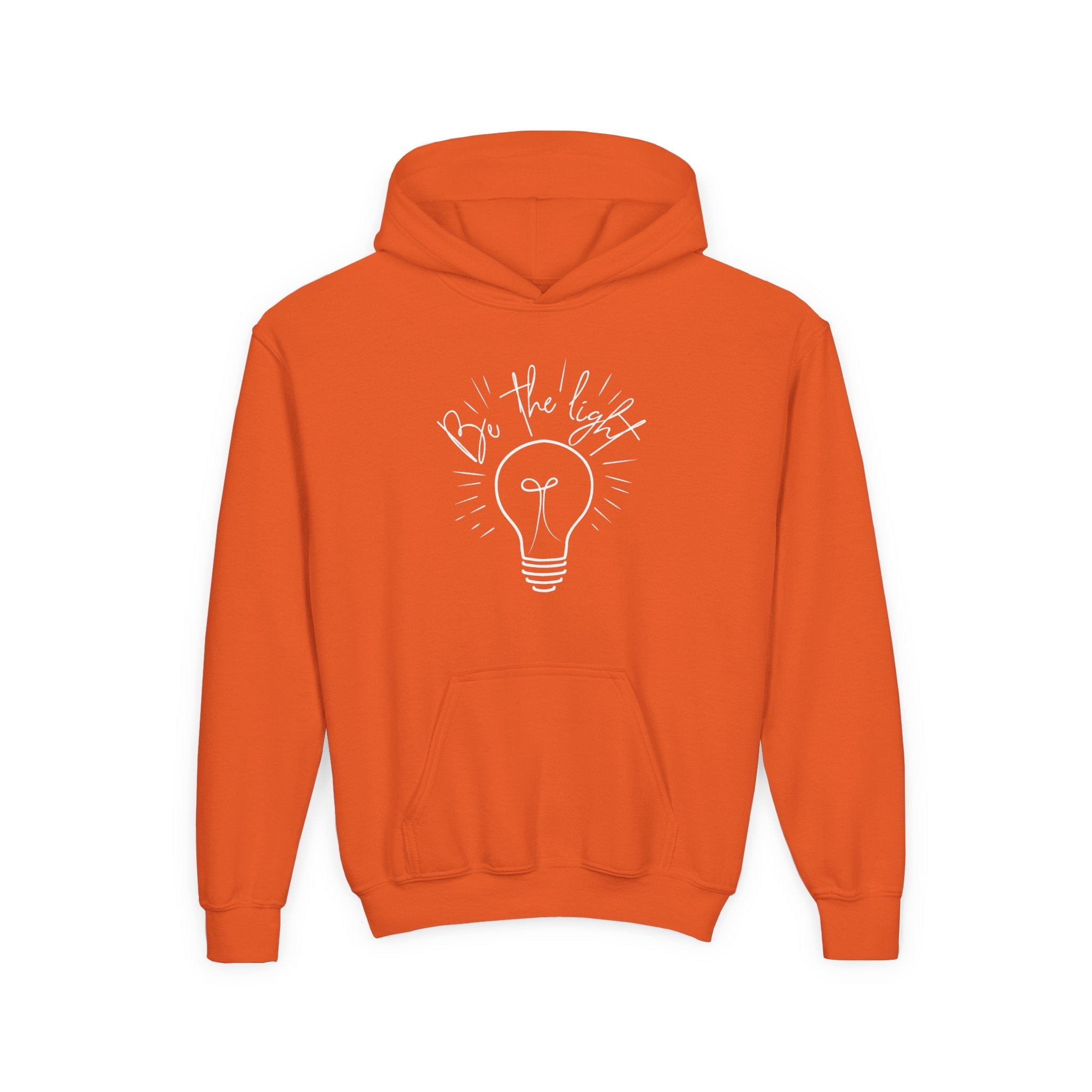 Faith Based Youth Hoodie - Be The Light | Kids clothes by atgodanddesigns