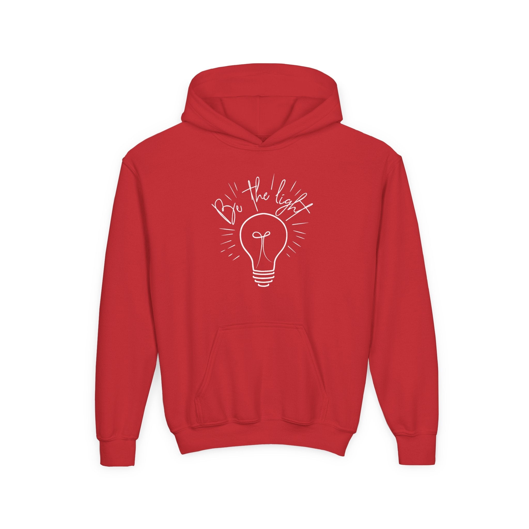 Faith Based Youth Hoodie - Be The Light | Kids clothes by atgodanddesigns