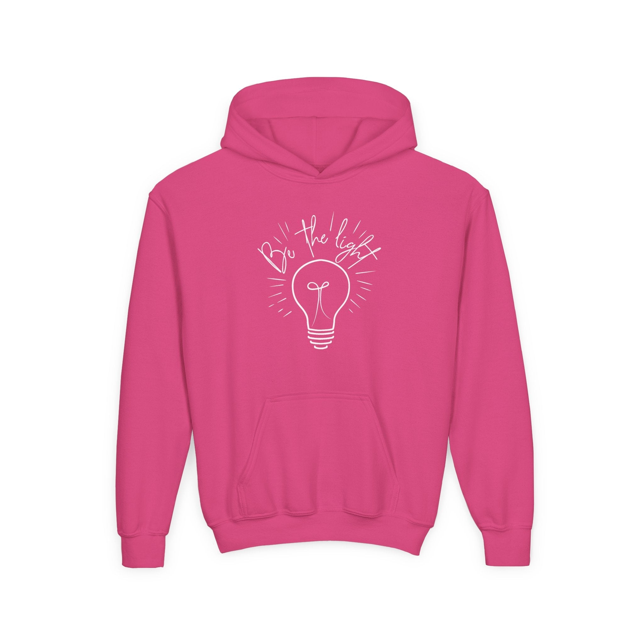 Faith Based Youth Hoodie - Be The Light | Kids clothes by atgodanddesigns