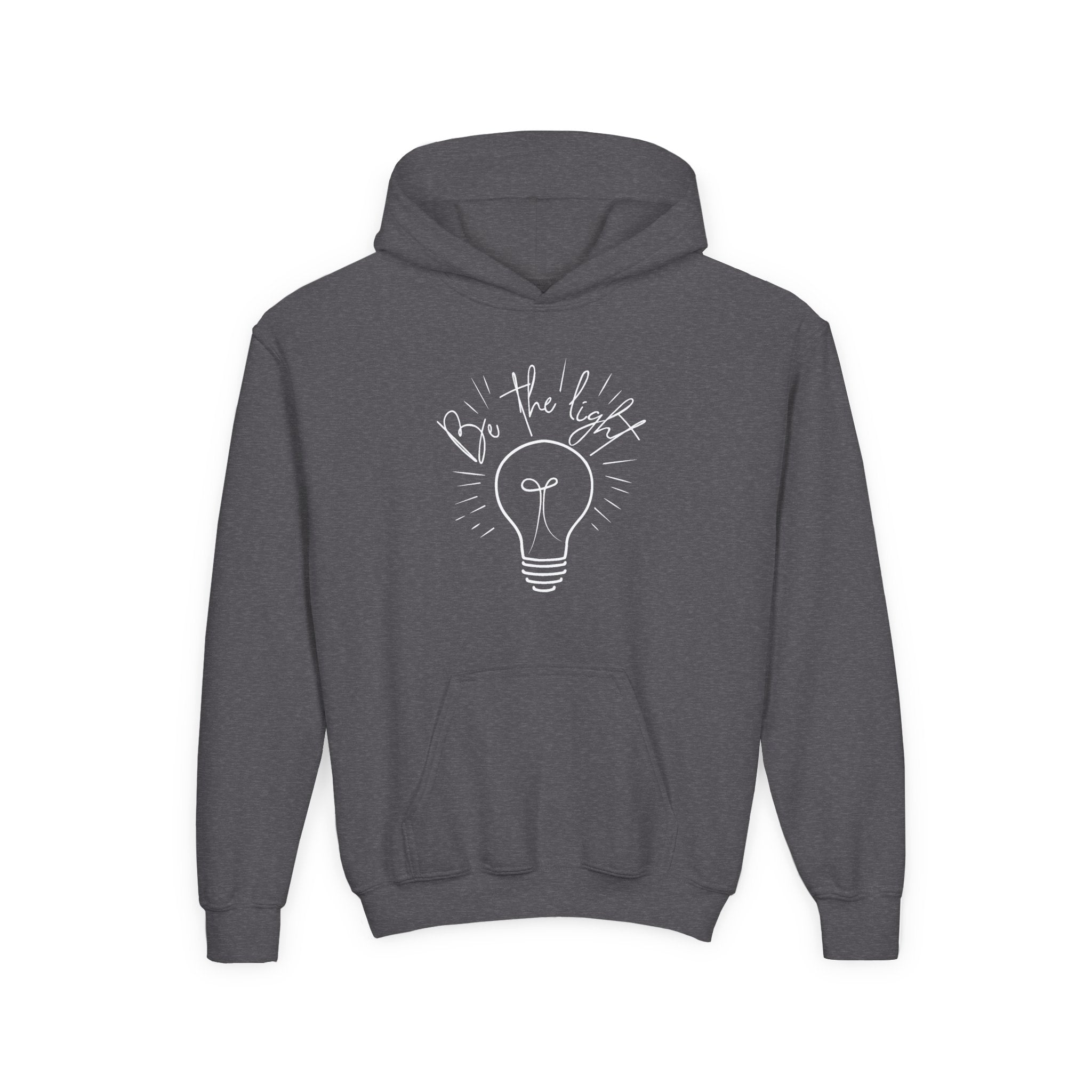 Faith Based Youth Hoodie - Be The Light | Kids clothes by atgodanddesigns