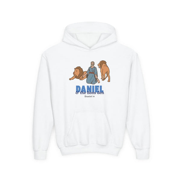 Faith Based Youth Hoodie - Daniel && The Lions Den | Kids clothes by atgodanddesigns
