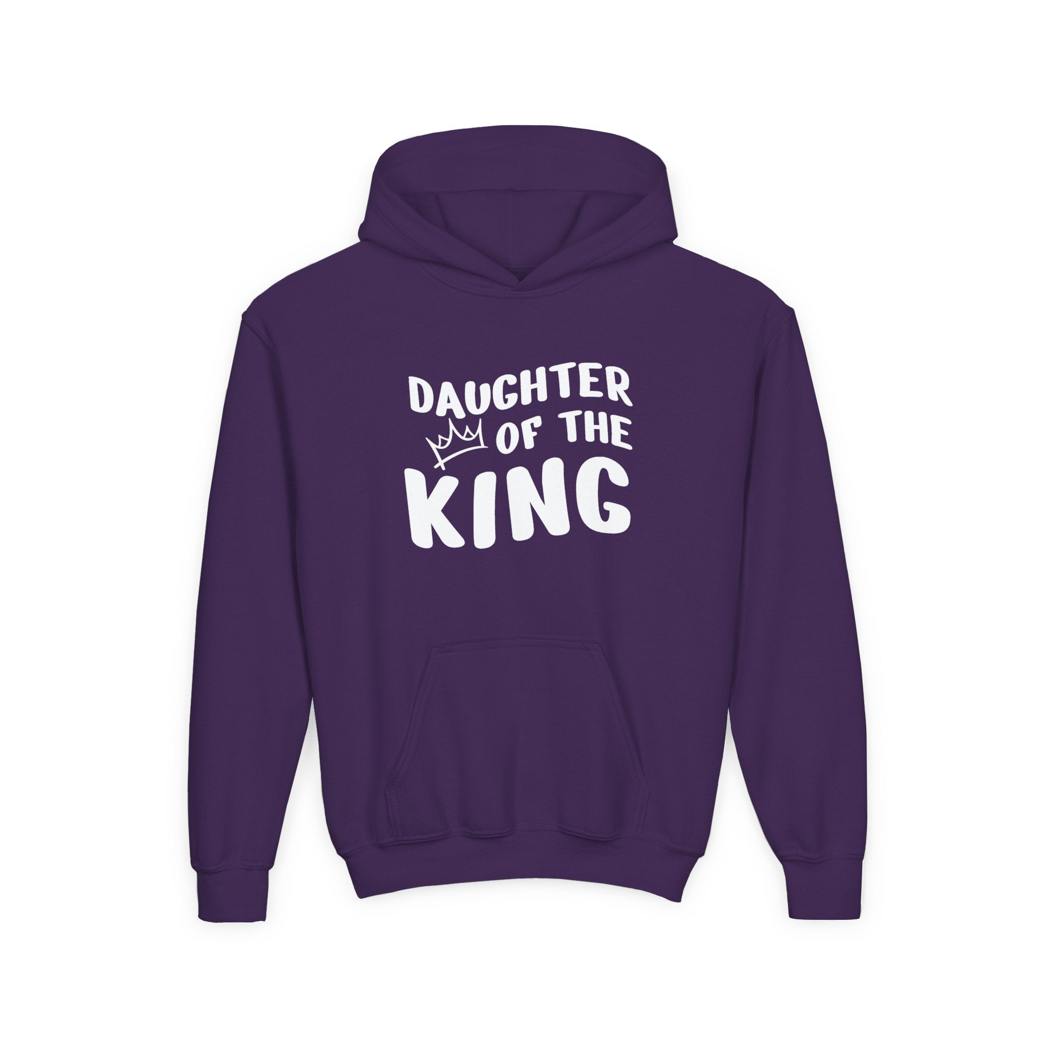 Faith Based Youth Hoodie - Daughter Of The King | Kids clothes by atgodanddesigns