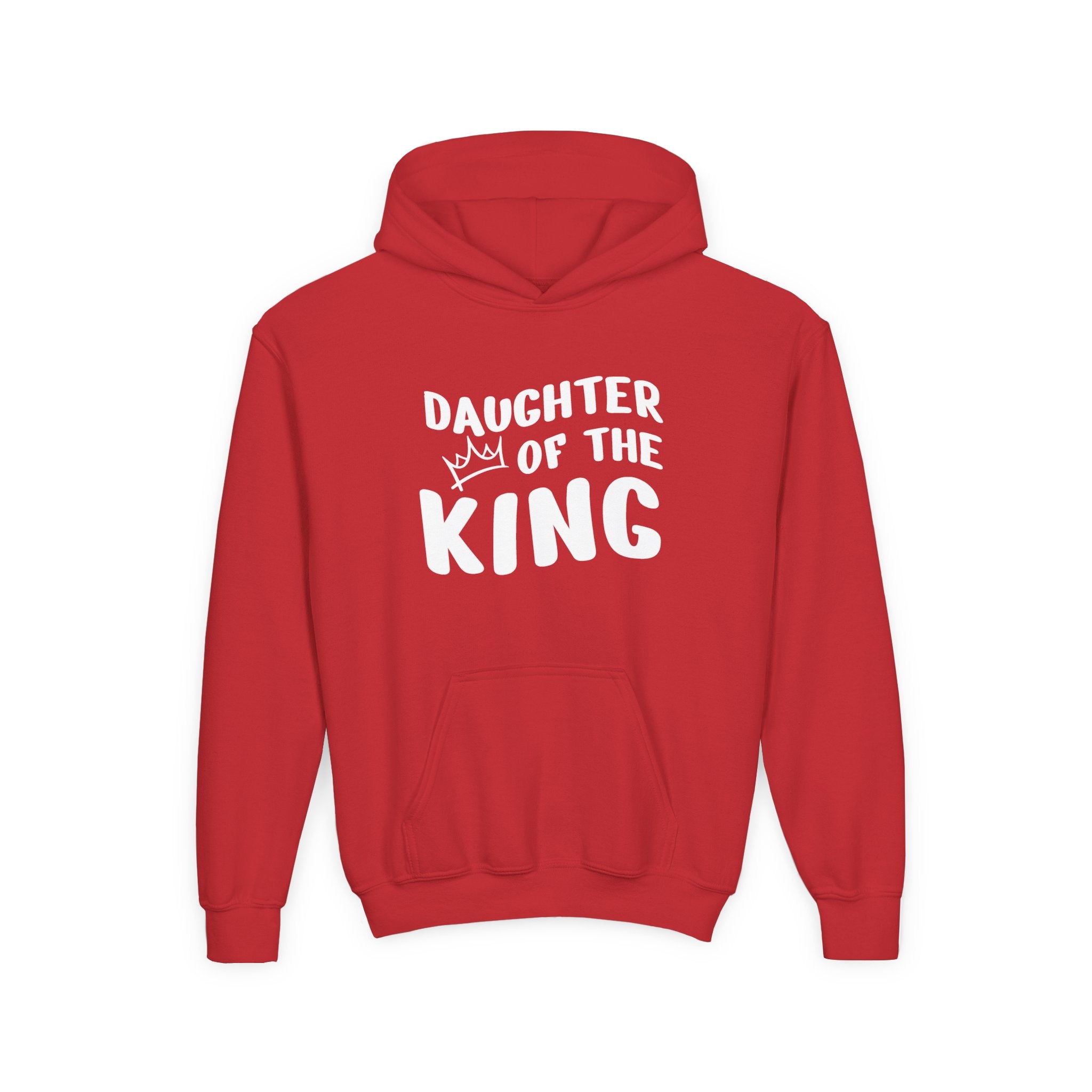 Faith Based Youth Hoodie - Daughter Of The King | Kids clothes by atgodanddesigns