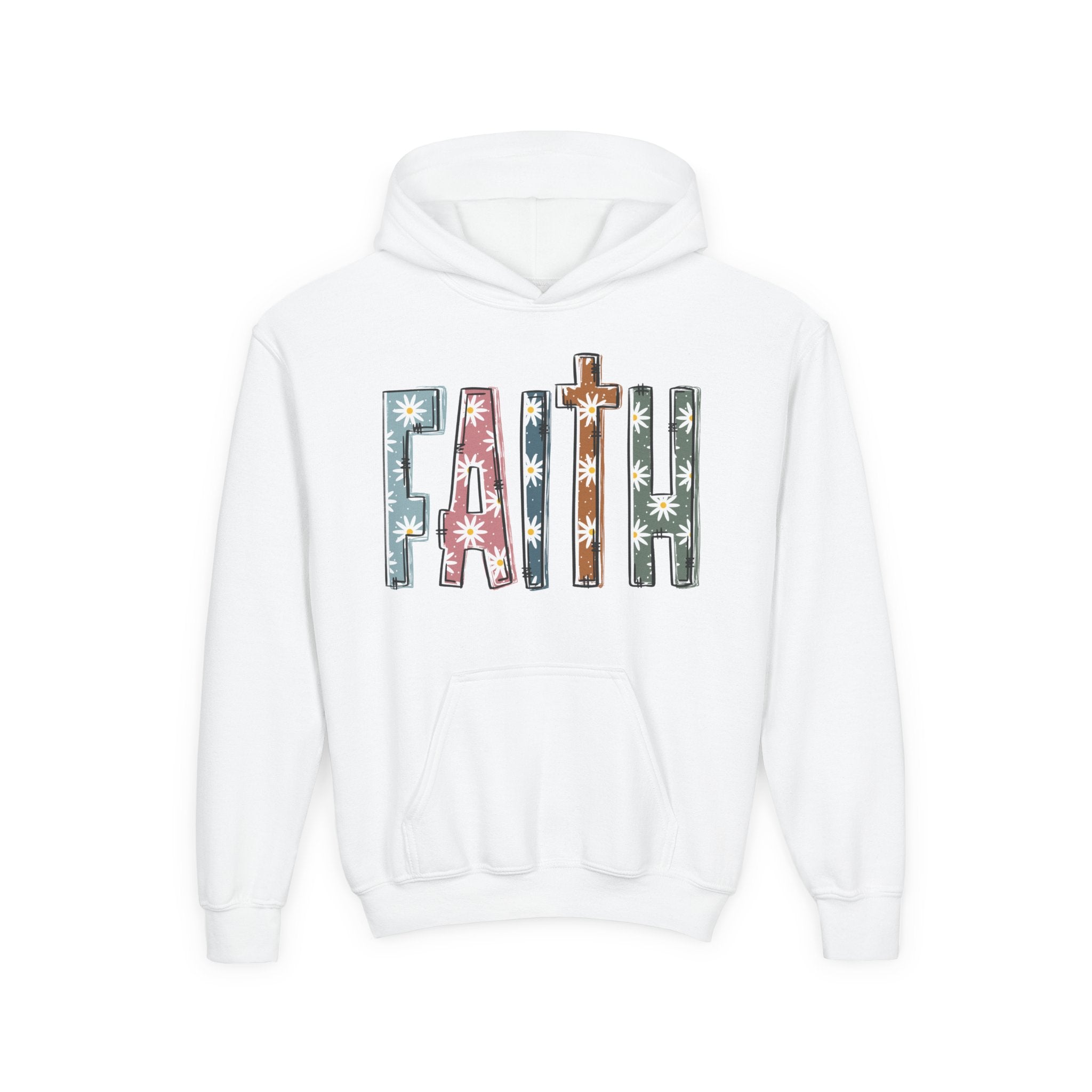 Faith Based Youth Hoodie - Faith | Kids clothes by atgodanddesigns