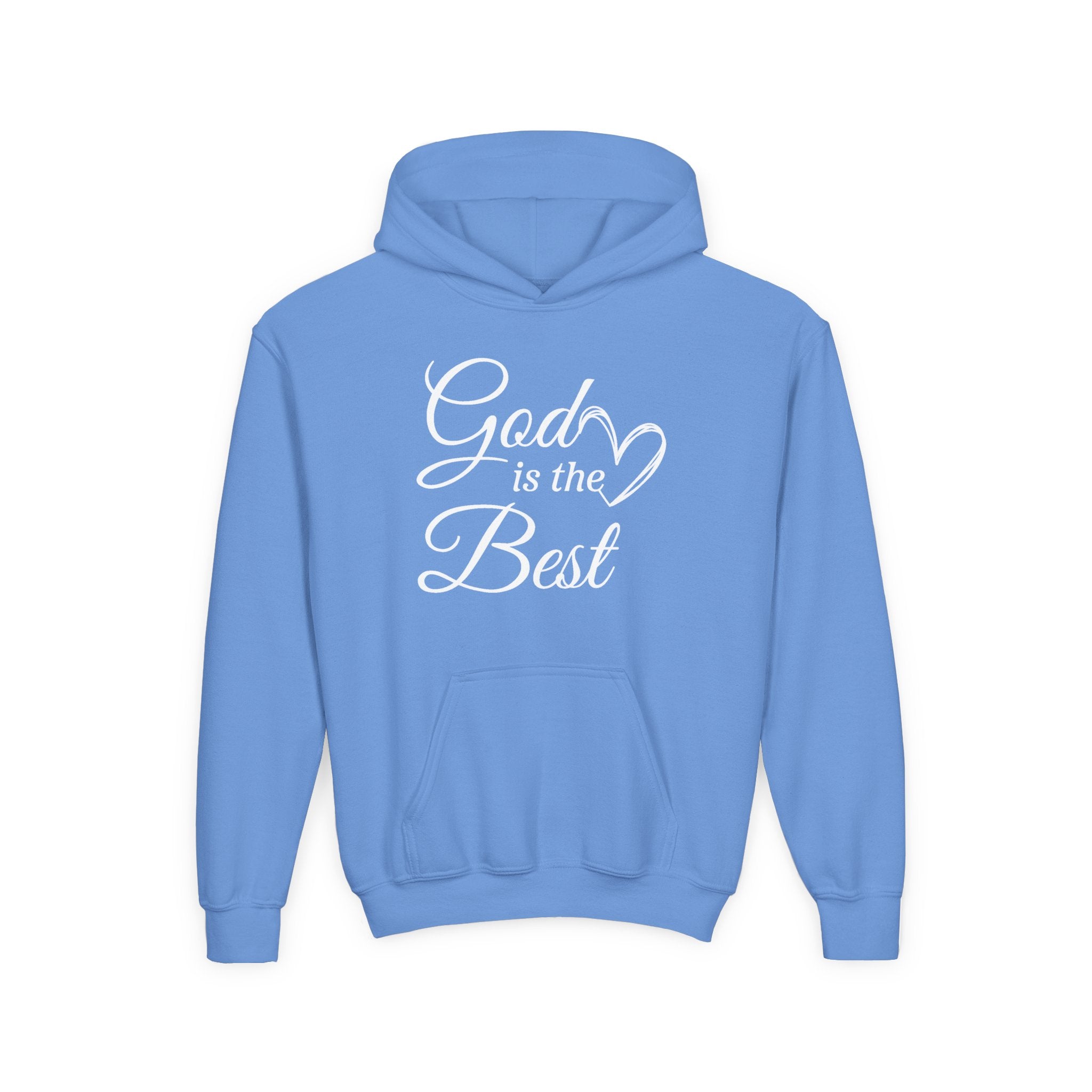Faith Based Youth Hoodie - God Is The Best | Kids clothes by atgodanddesigns