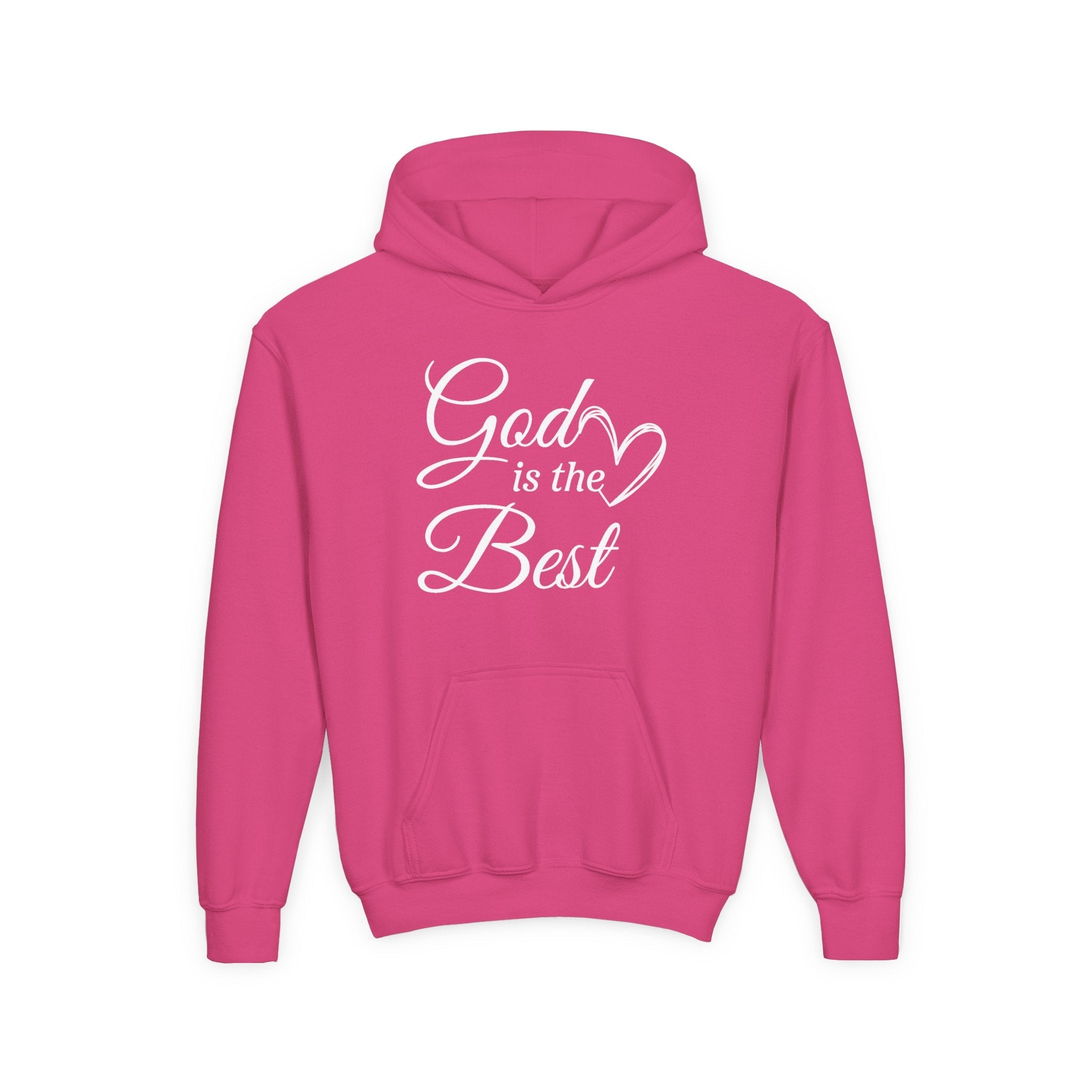Faith Based Youth Hoodie - God Is The Best | Kids clothes by atgodanddesigns