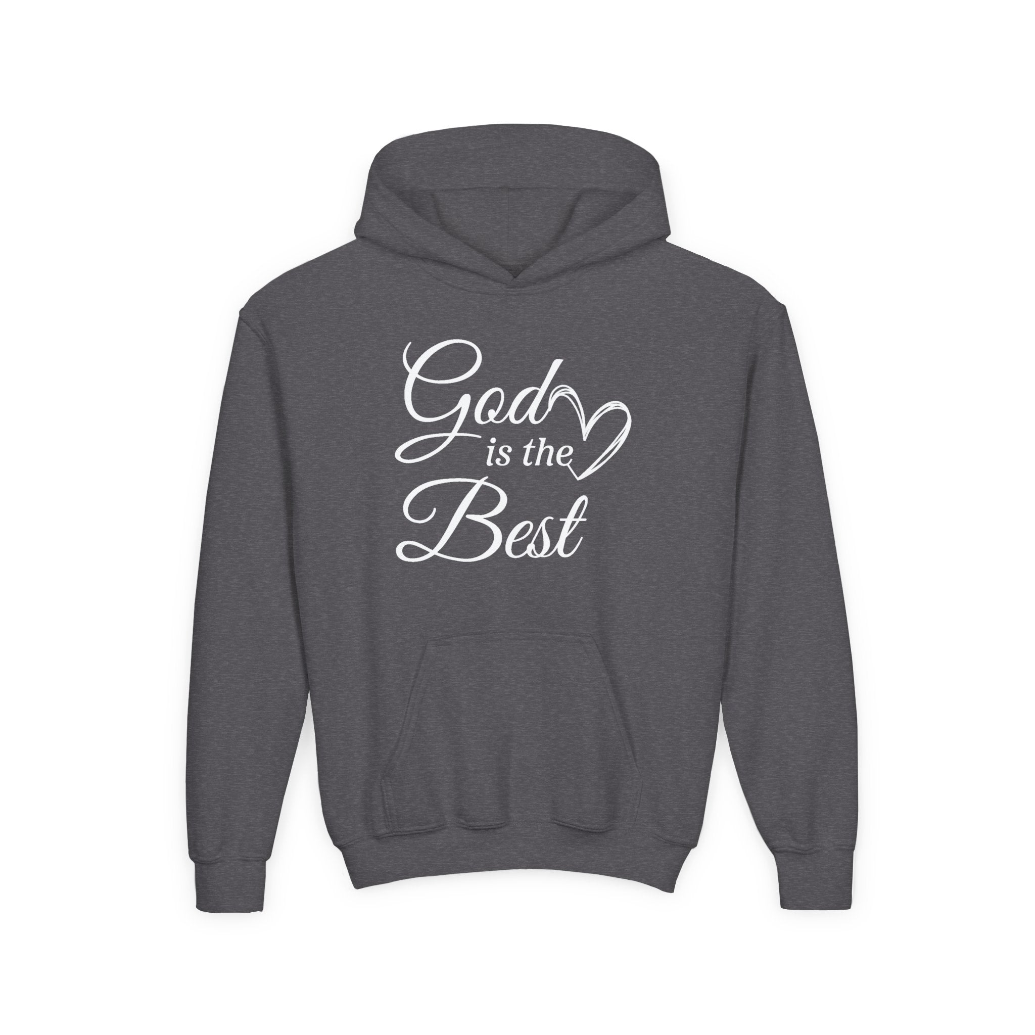 Faith Based Youth Hoodie - God Is The Best | Kids clothes by atgodanddesigns