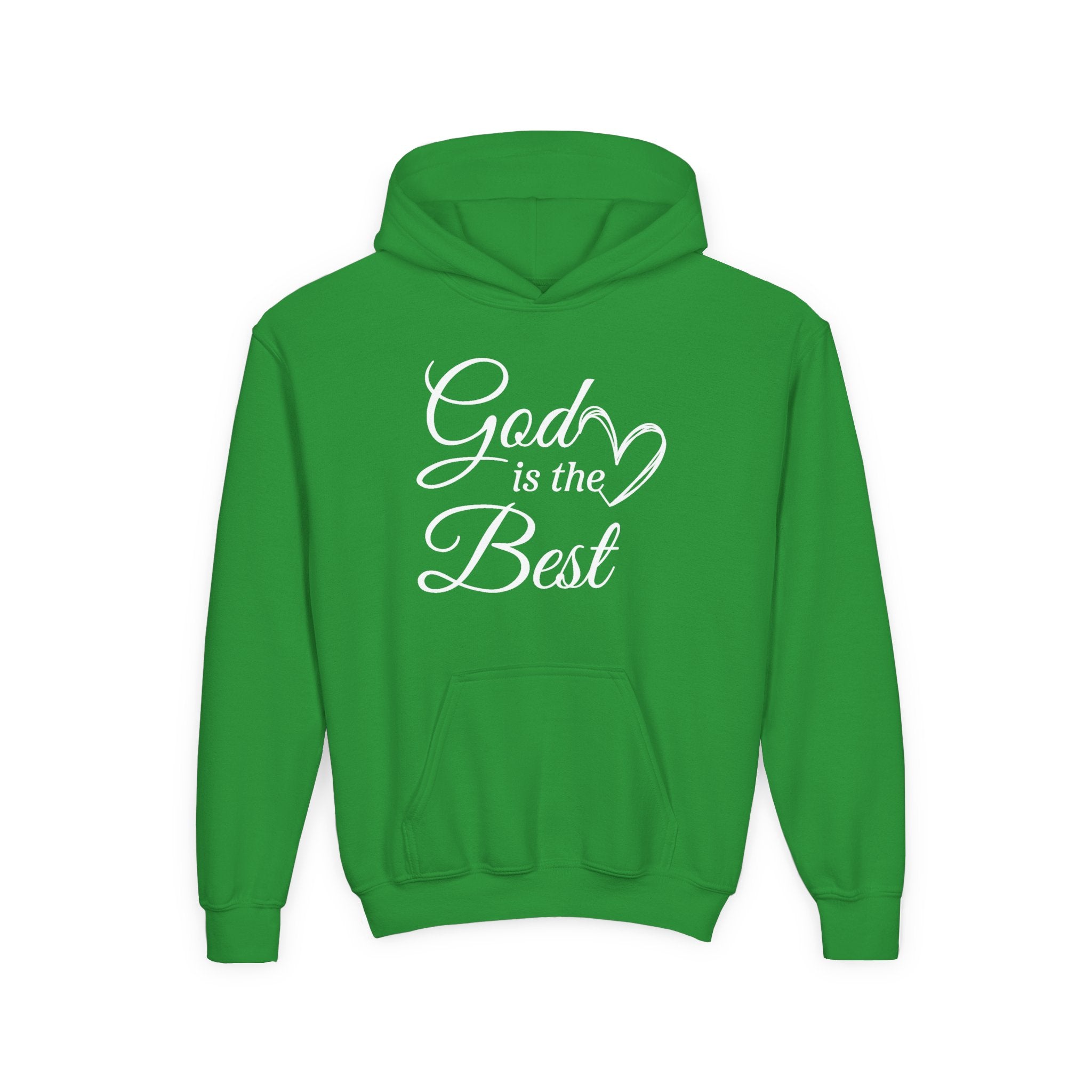 Faith Based Youth Hoodie - God Is The Best | Kids clothes by atgodanddesigns