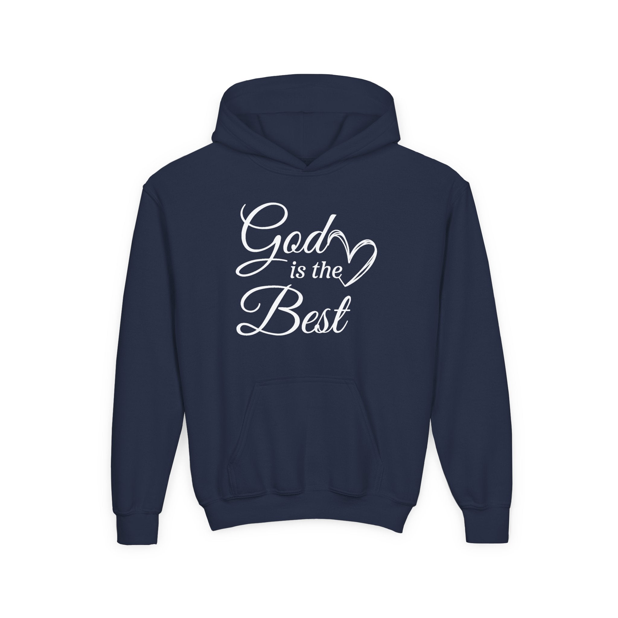 Faith Based Youth Hoodie - God Is The Best | Kids clothes by atgodanddesigns