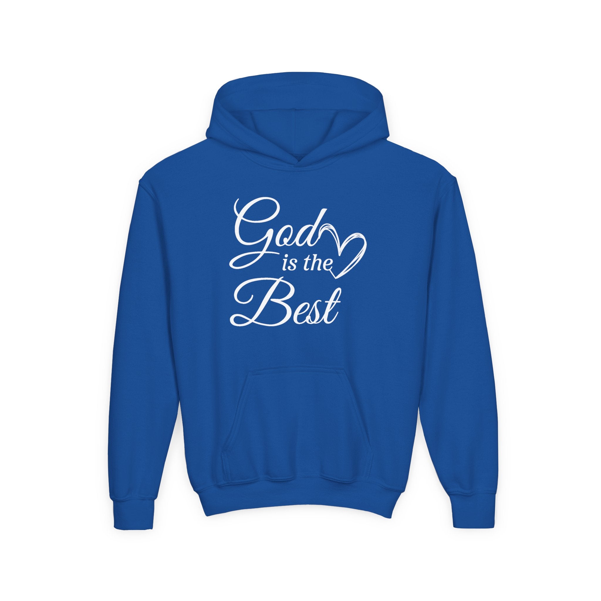 Faith Based Youth Hoodie - God Is The Best | Kids clothes by atgodanddesigns