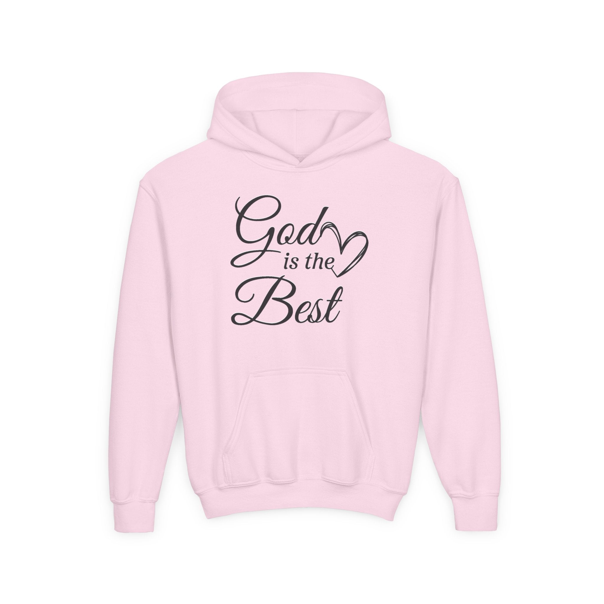 Faith Based Youth Hoodie - God Is The Best | Kids clothes by atgodanddesigns