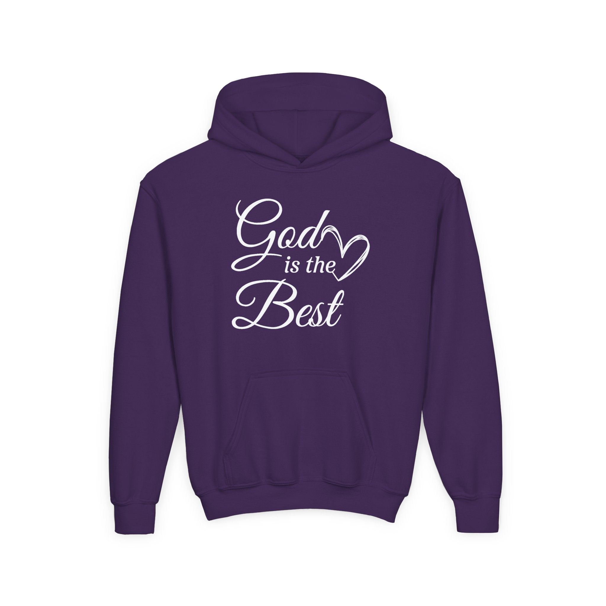 Faith Based Youth Hoodie - God Is The Best | Kids clothes by atgodanddesigns