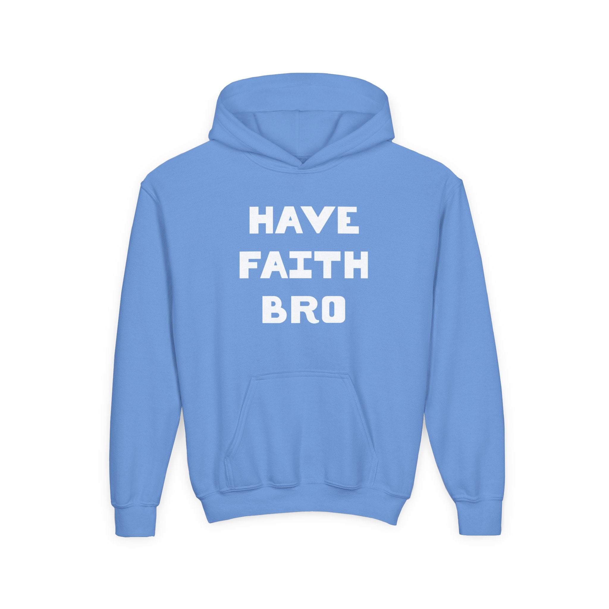 Faith Based Youth Hoodie - Have Faith Bro | Kids clothes by atgodanddesigns